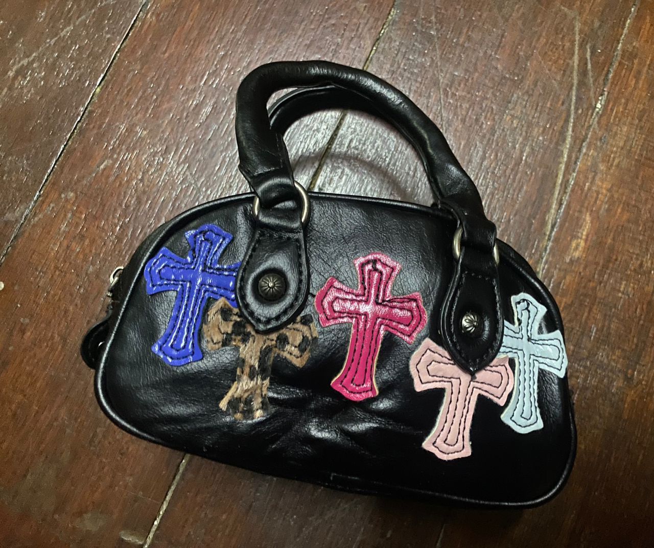 Other Unbrand multicolor cross patches mini handbag inspiration CH Size ONE SIZE - 2 Thumbnail