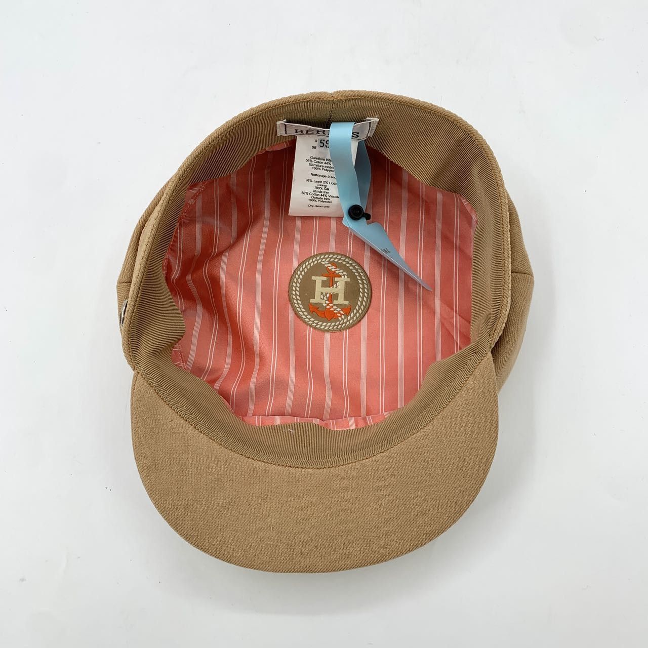 Hermes Hermès Cap Brown Logo Newsboy Hat (Size 63cm) Size ONE SIZE - 4 Thumbnail