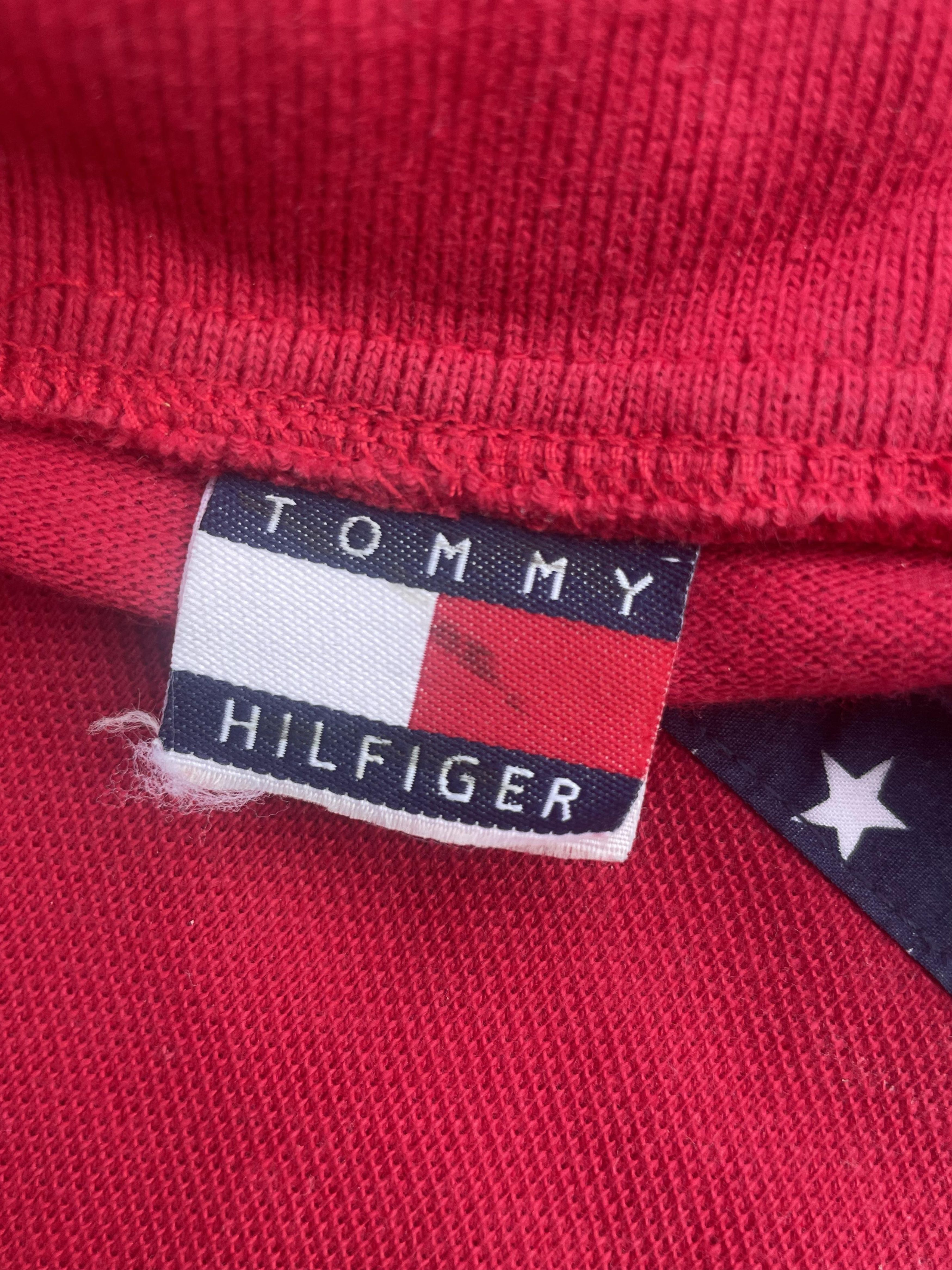 Designer × Tommy Hilfiger × Vintage Vintage Tommy Hilfiger Polo Tshirt Size US S / EU 44-46 / 1 - 10 Thumbnail