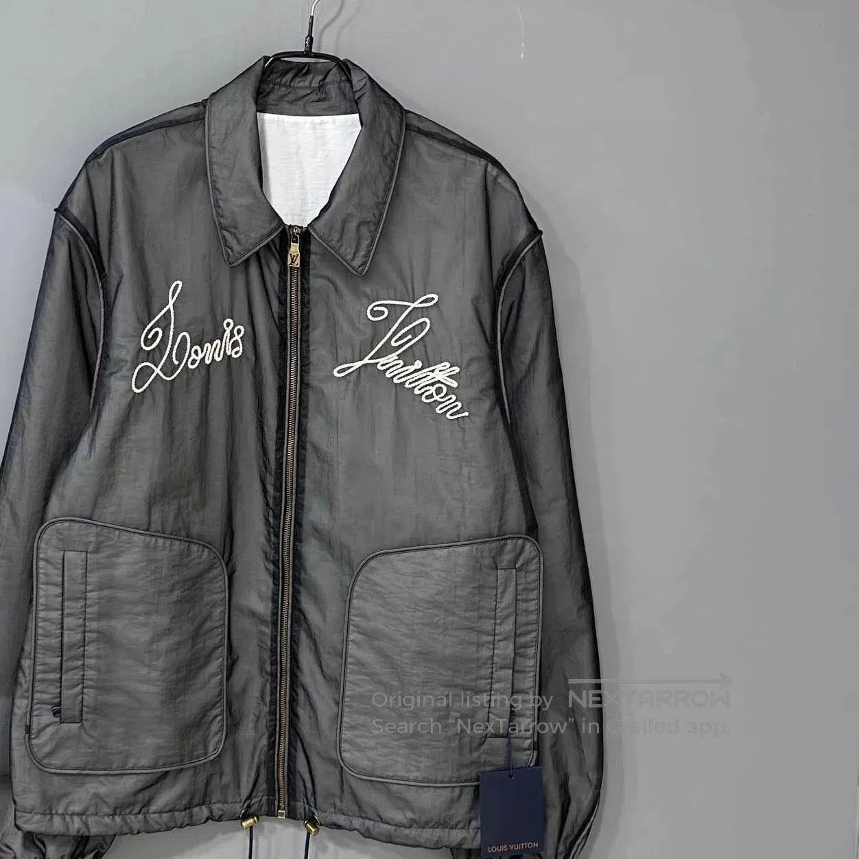 Louis Vuitton Black Embroidered Zip. Size US M / EU 48-50 / 2 - 2 Thumbnail