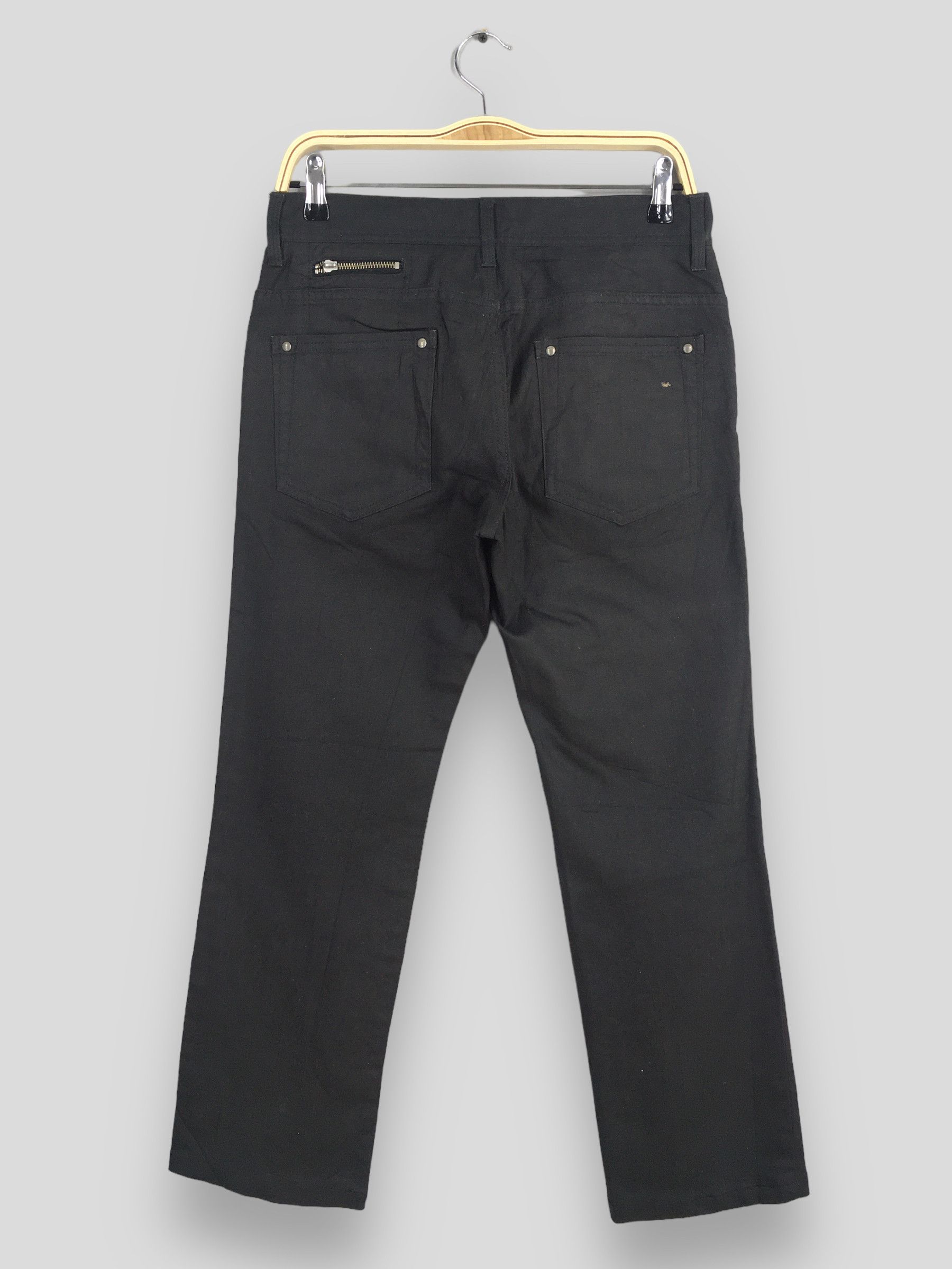 Comme des Garcons Size 30x28 Comme Ca Ism Black Denim Japanese Wax Pants S474 Size US 30 / EU 46 - 8 Thumbnail