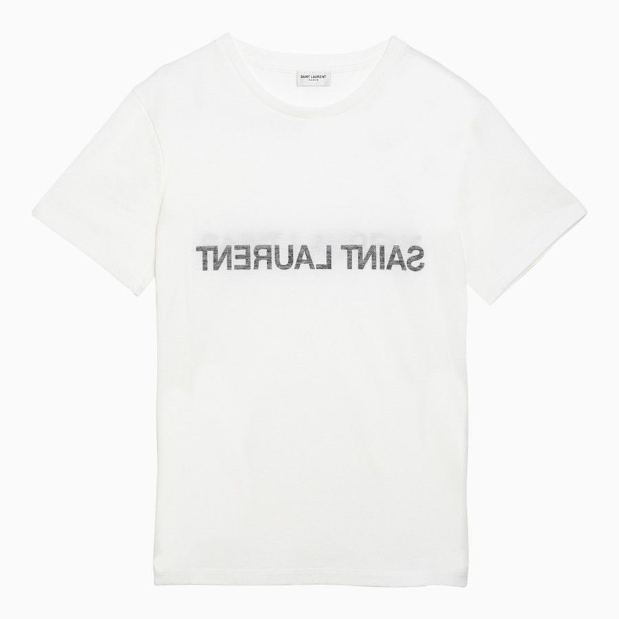 Saint Laurent Paris Saint Laurent no smoking lips logo t