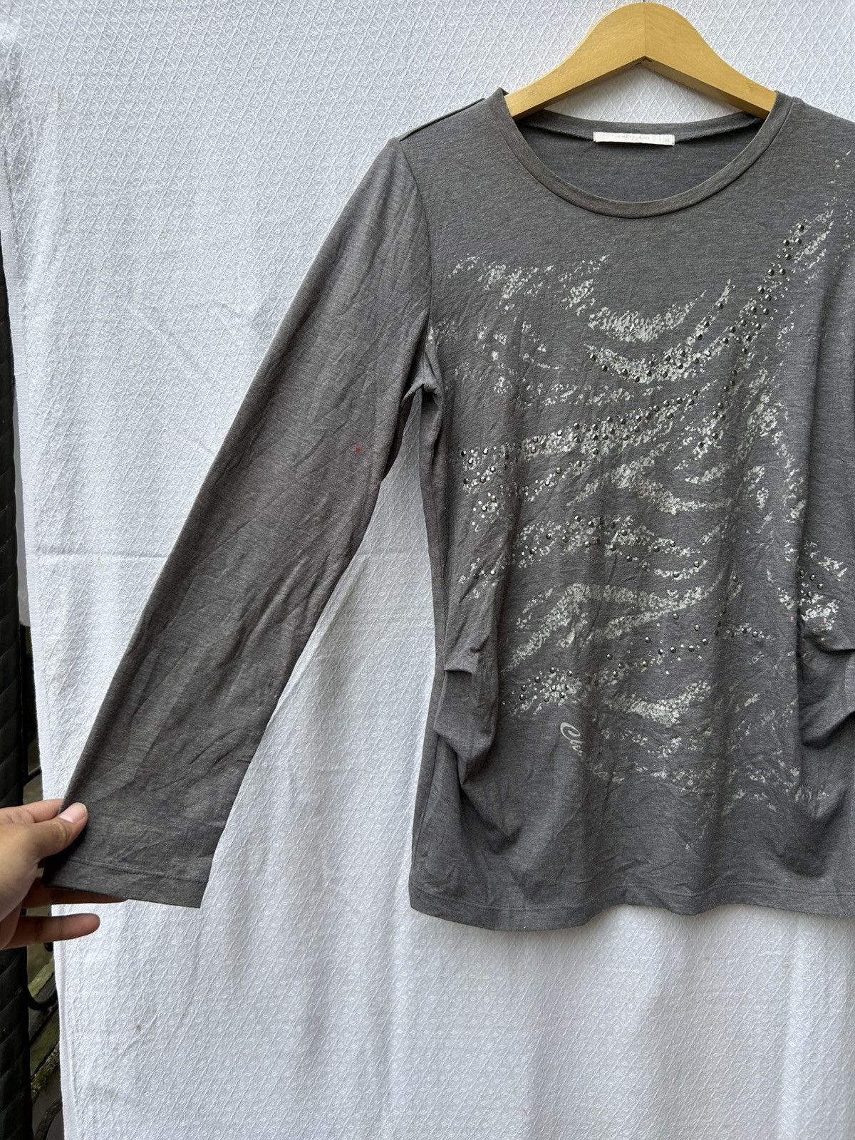 20471120 × Hysteric Glamour × Japanese Brand Chatelaine japanese style studded longsleeve Size US M / EU 48-50 / 2 - 6 Thumbnail
