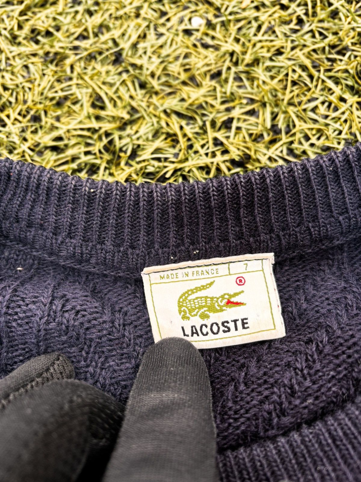 Lacoste × Vintage Sweater Lacoste Size US L / EU 52-54 / 3 - 4 Thumbnail