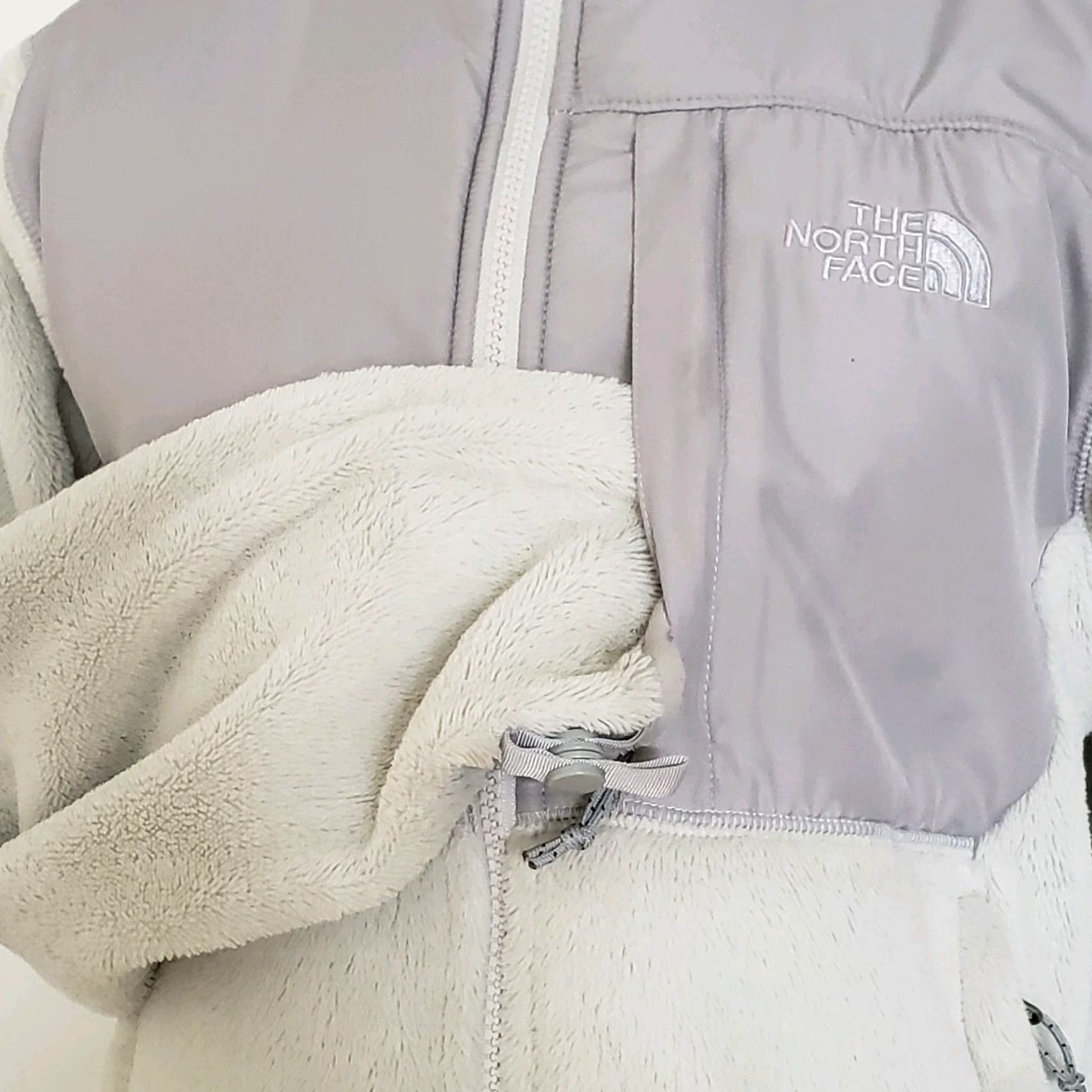 The North Face VINTAGE The North Face Fleece Jacket Women's XS Gray Casual Outdoor Logo Full Zip Pockets Size XS / US 0-2 / IT 36-38 - 5 Thumbnail