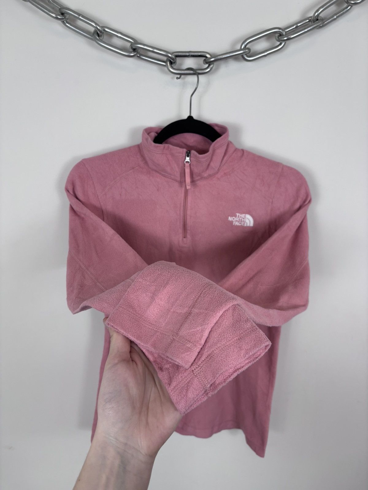 The North Face The North Face Women’s Rose Pink 1/4 Zip Fleece Jacket Size XS / US 0-2 / IT 36-38 - 6 Thumbnail