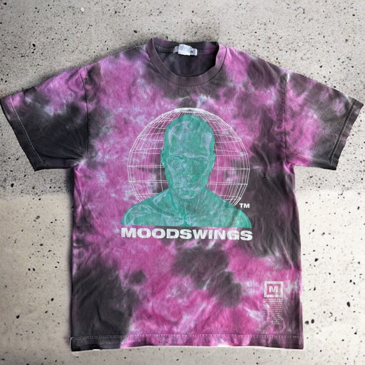 Japanese Brand × Pleasures Moodswings TieDye Streetwear Graphic Tee Shirt Mental Health Size US L / EU 52-54 / 3 - 2 Thumbnail