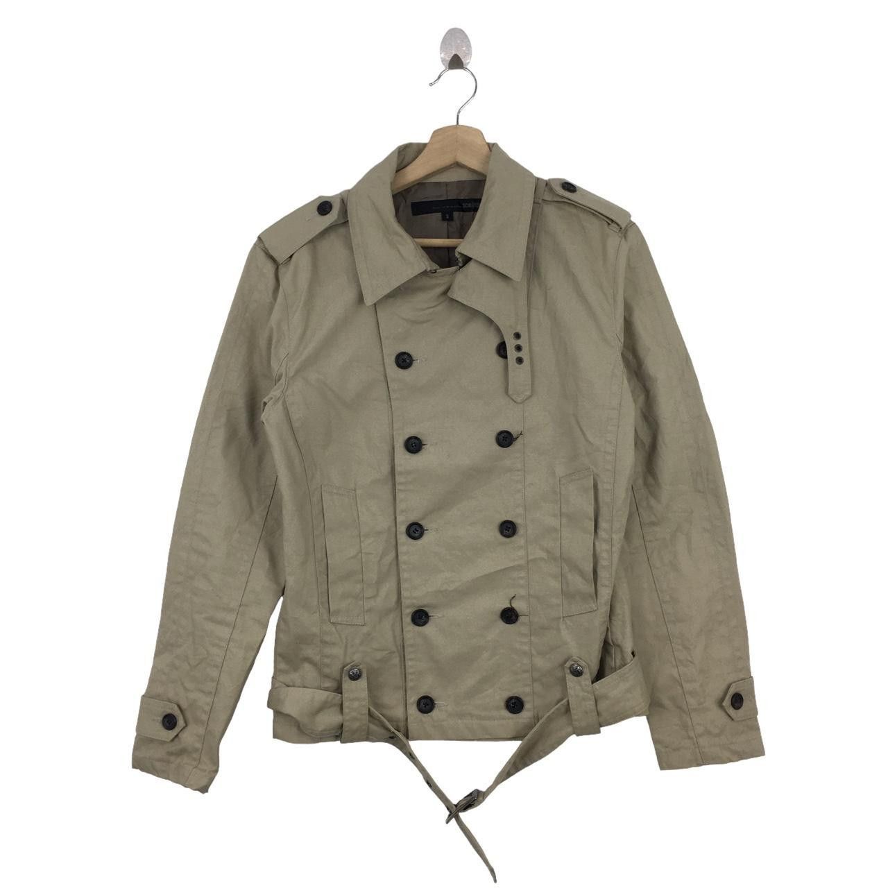 Vintage Vtg 90’ SCHLUSSEL KLEIDER MUSIK Motorcycle Jacket Peacoat Size S / US 4 / IT 40 - 1 Thumbnail