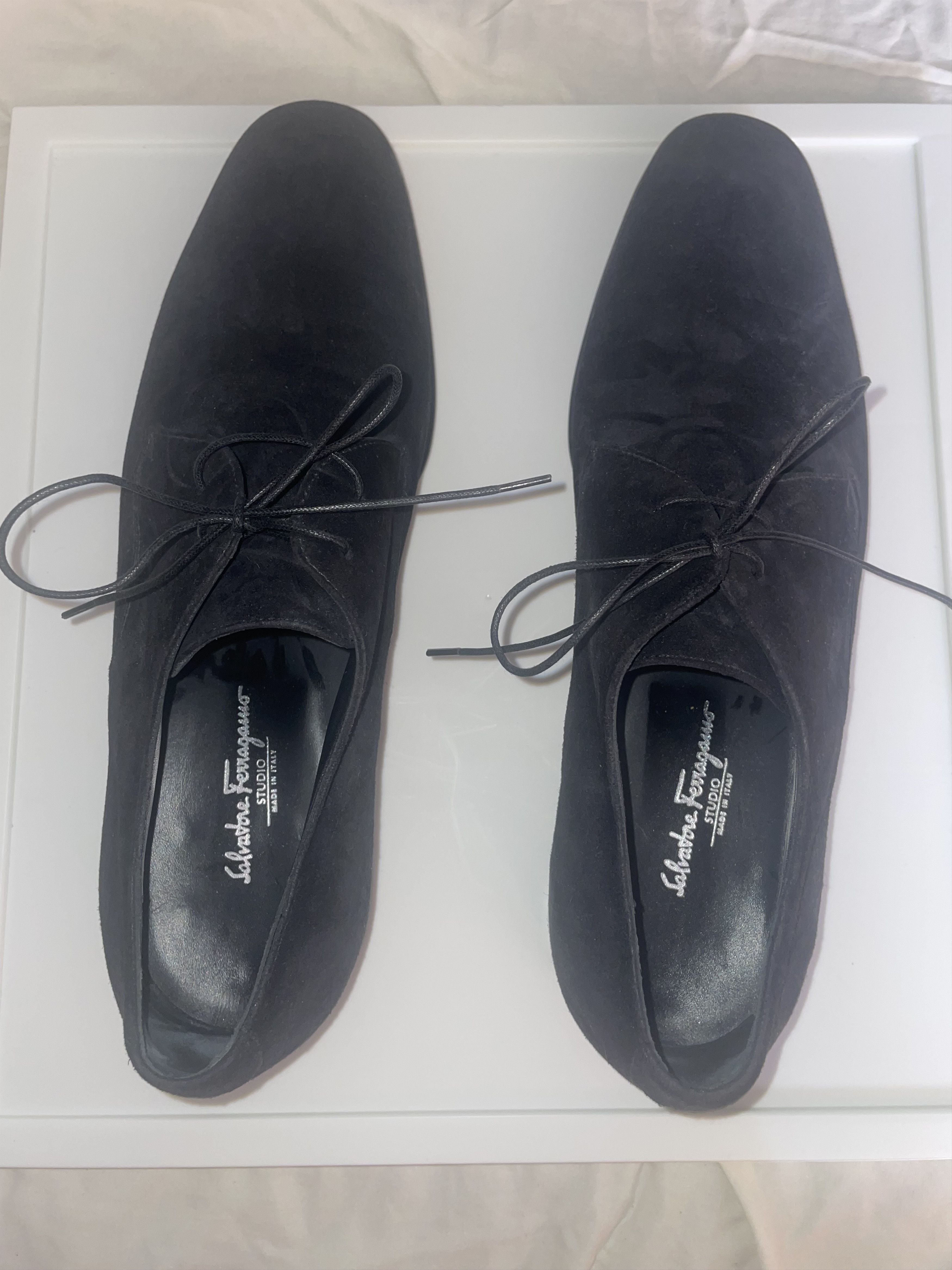 Salvatore Ferragamo Salvatore Ferragamo Studio Oxford Suede Lace Up Shoes Size US 8.5 / EU 41-42 - 4 Thumbnail