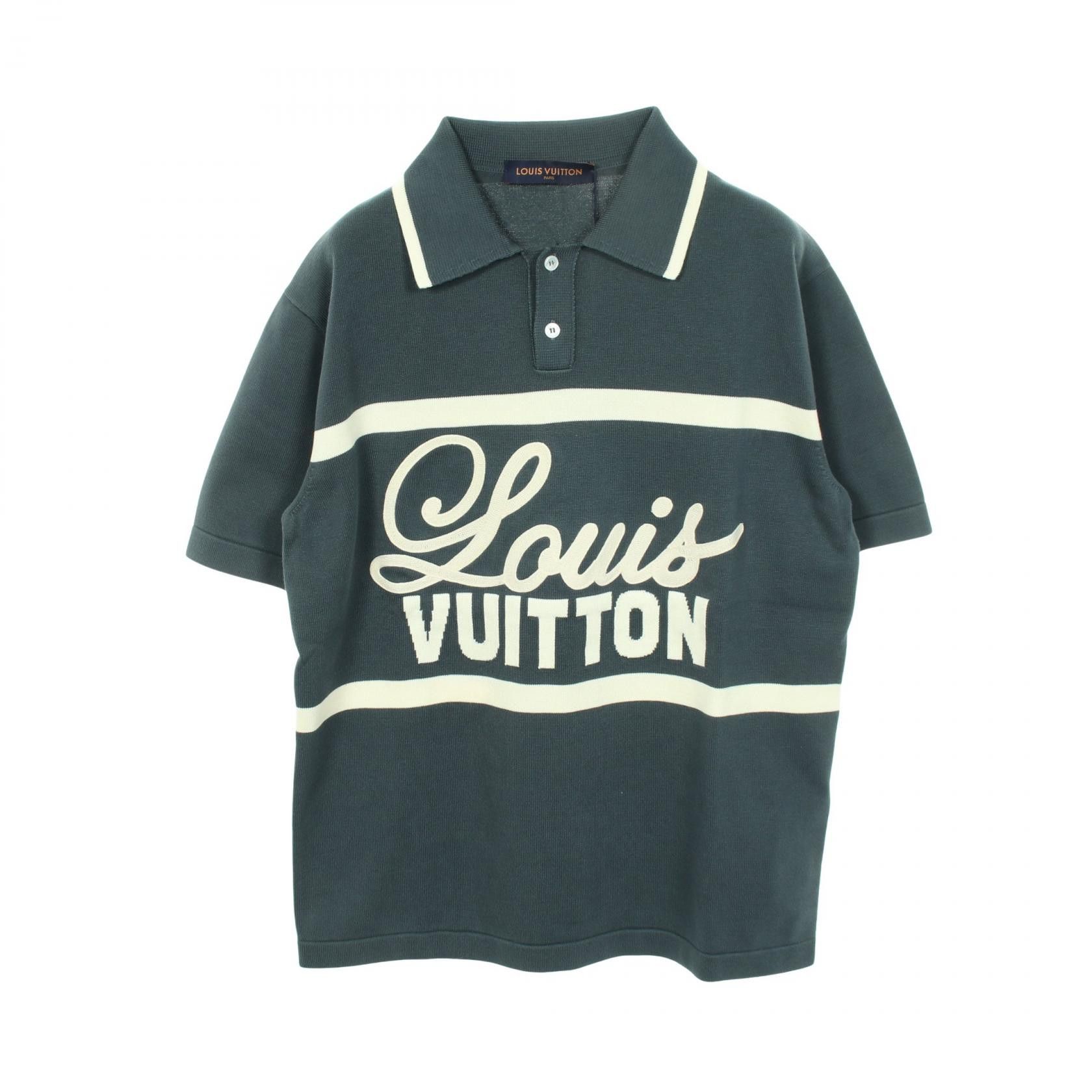 Louis Vuitton Louis Vuitton Louis Vuitton Vintage Cycling Cotton Polo Shirt Textile Tops DUTY FREE for USA Size ONE SIZE - 1 Thumbnail