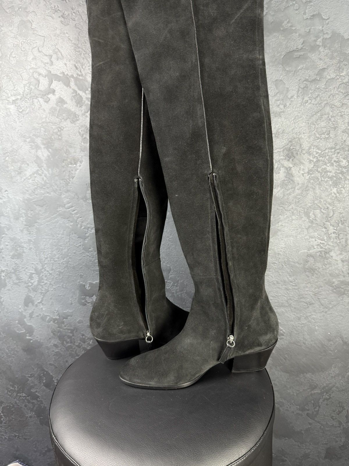 Giuseppe Zanotti Giuseppe Zanotti Boots Knee Boots Black Suide Size 38 Size US 8 / IT 38 - 4 Thumbnail