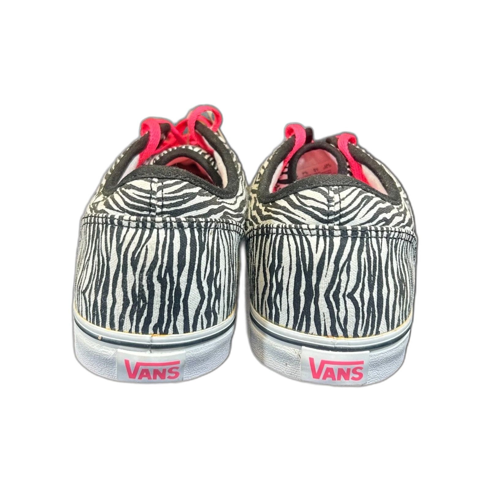Vans Vans Lo Pro White/Black Zebra Print Skate Canvas Shoes Women Size US 10 / EU 43 - 8 Thumbnail