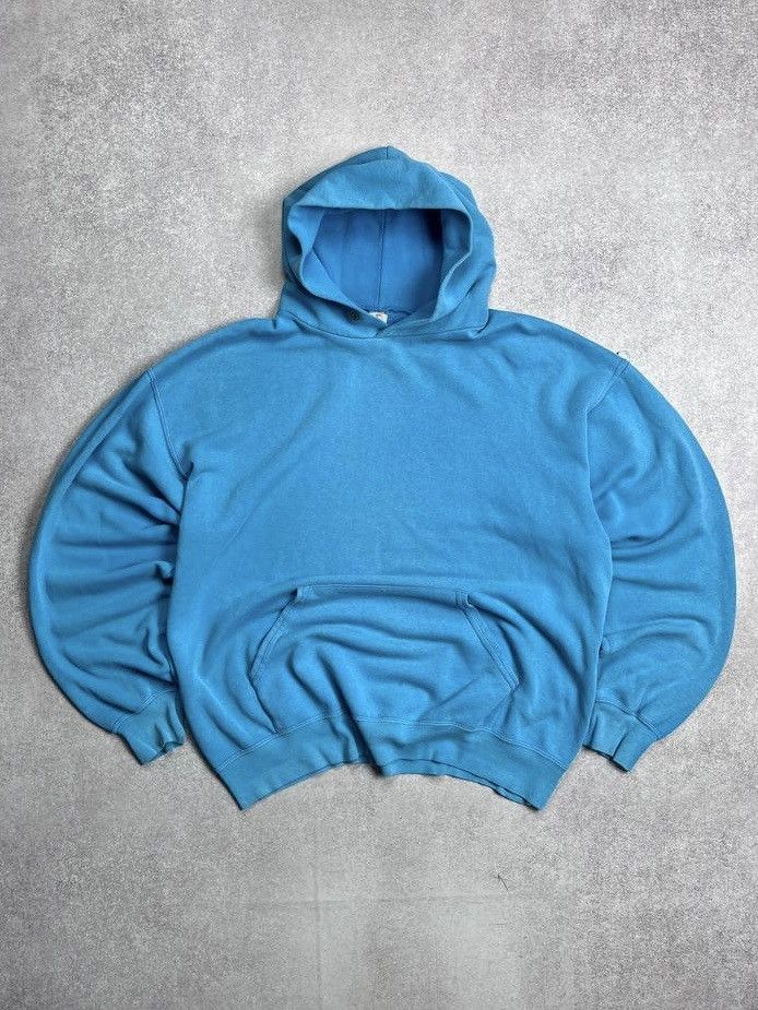 Vintage Vintage Blank Heavy Cotton Boxy Hoodie Y2K L Size US L / EU 52-54 / 3 - 1 Thumbnail
