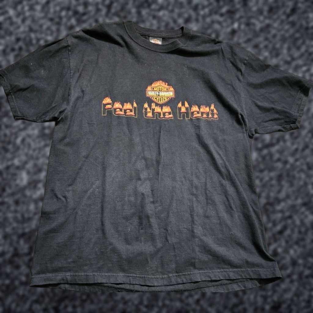Harley Davidson VINTAGE Harley-Davidson T-Shirt Mens XL Black Graphic 2000s 2002 Boswell Nashville TN Casual Short Sleeve"} Size US XL / EU 56 / 4 - 1 Thumbnail