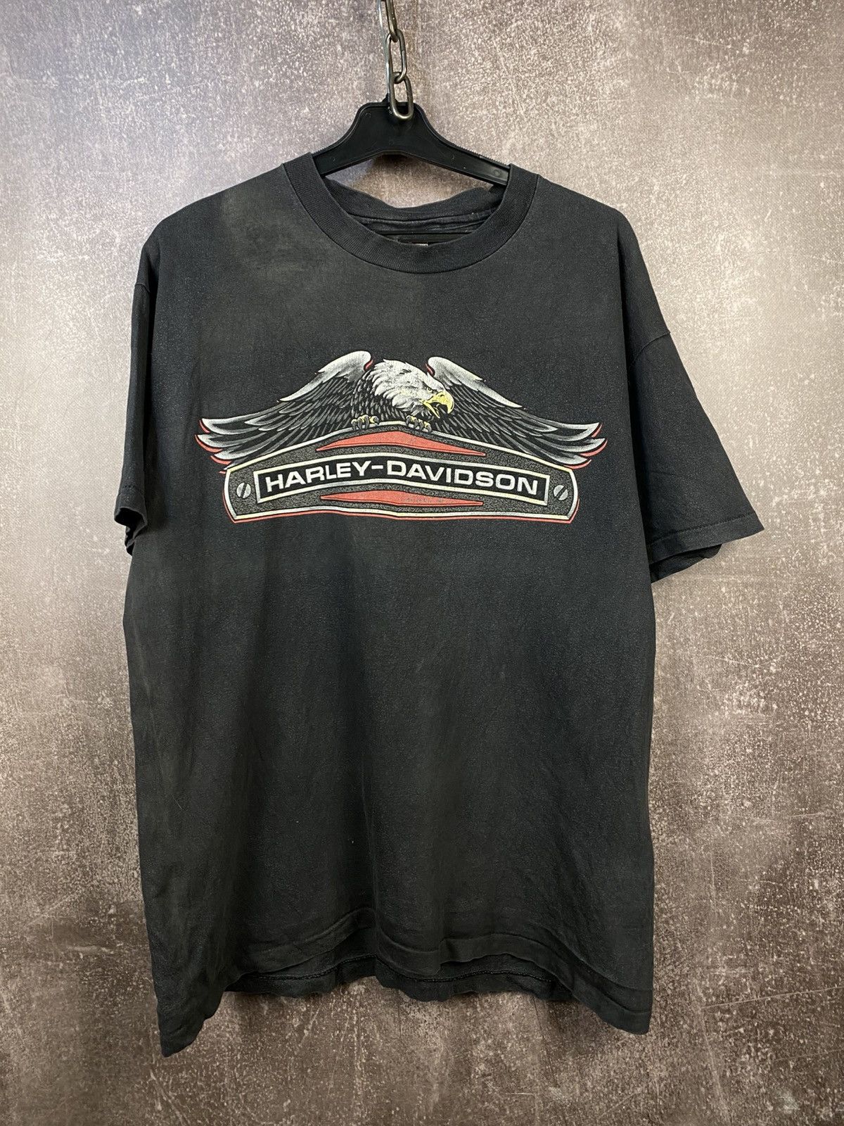 Harley Davidson Vintage 97s Rossiter’s Harley Davidson Biker Riding T-Shirt Size US L / EU 52-54 / 3 - 1 Thumbnail