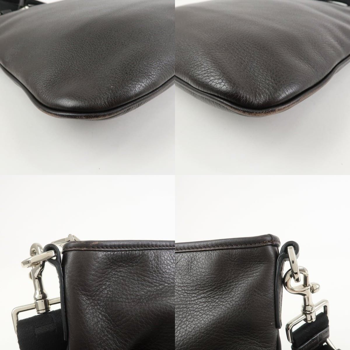 Loewe Loewe Anagram Calfskin Crossbody Bag Brown Size ONE SIZE - 5 Thumbnail