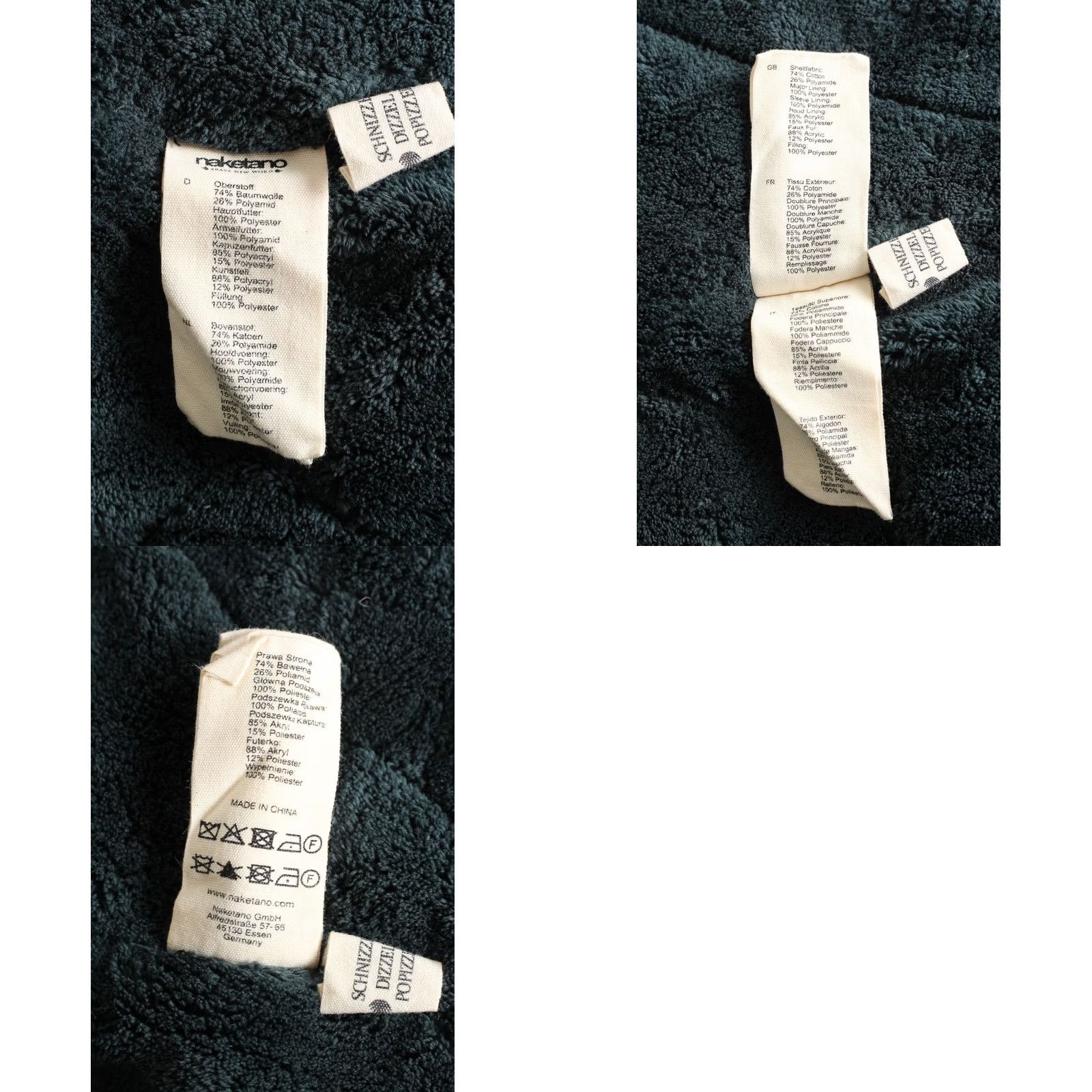 Vintage NAKETANO Fur Hooded Parka Jacket Women XL Grey MJ5243 Size XL / US 12-14 / IT 48-50 - 8 Thumbnail