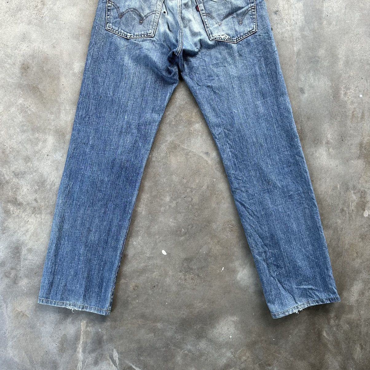 Japanese Brand W30 Vintage Edwin 503 Faded Distressed Denim Jean Pant Size US 30 / EU 46 - 11 Thumbnail