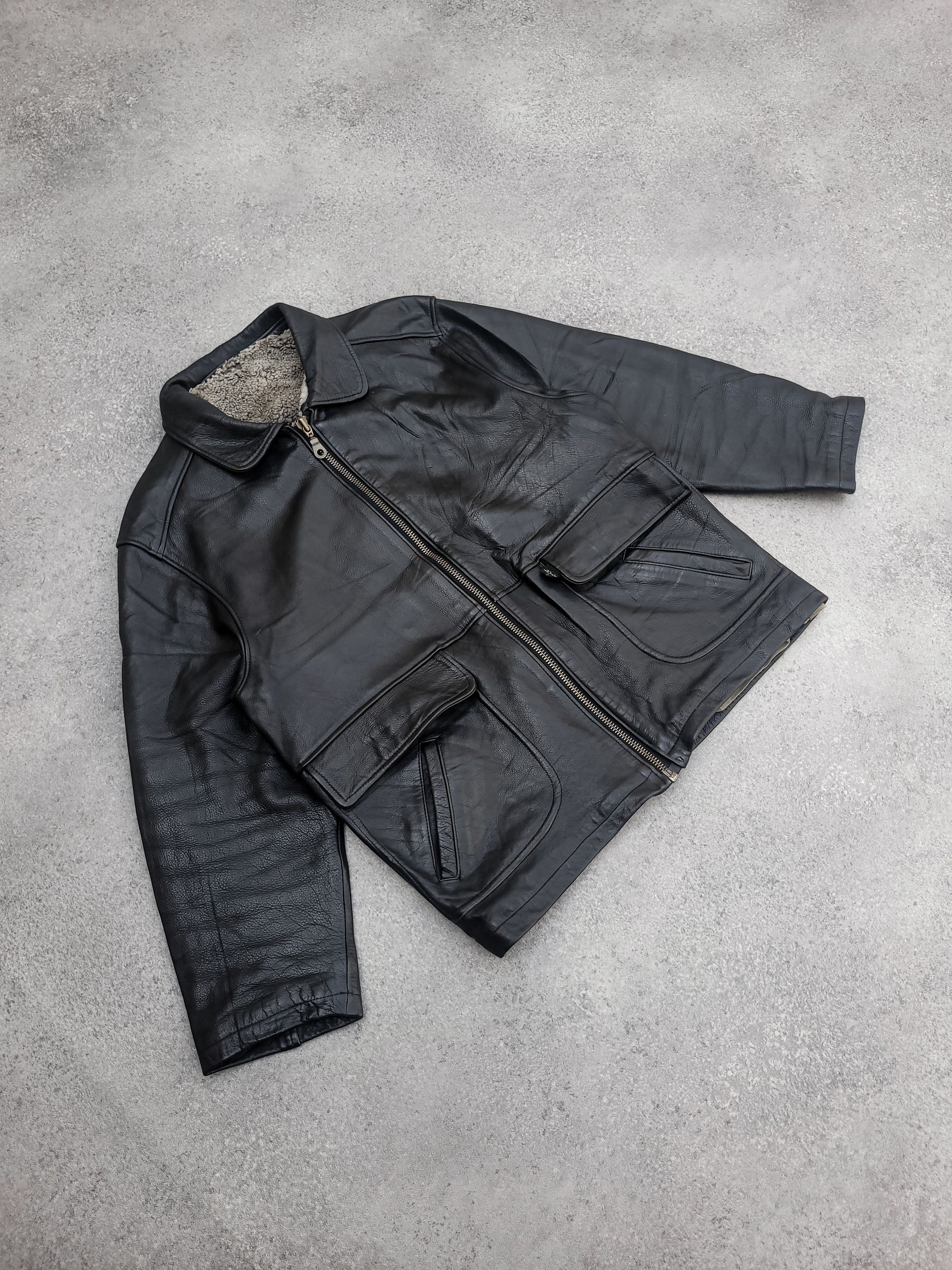 Levi's Vintage Levi's Black Leather Jacket Size US S / EU 44-46 / 1 - 3 Thumbnail