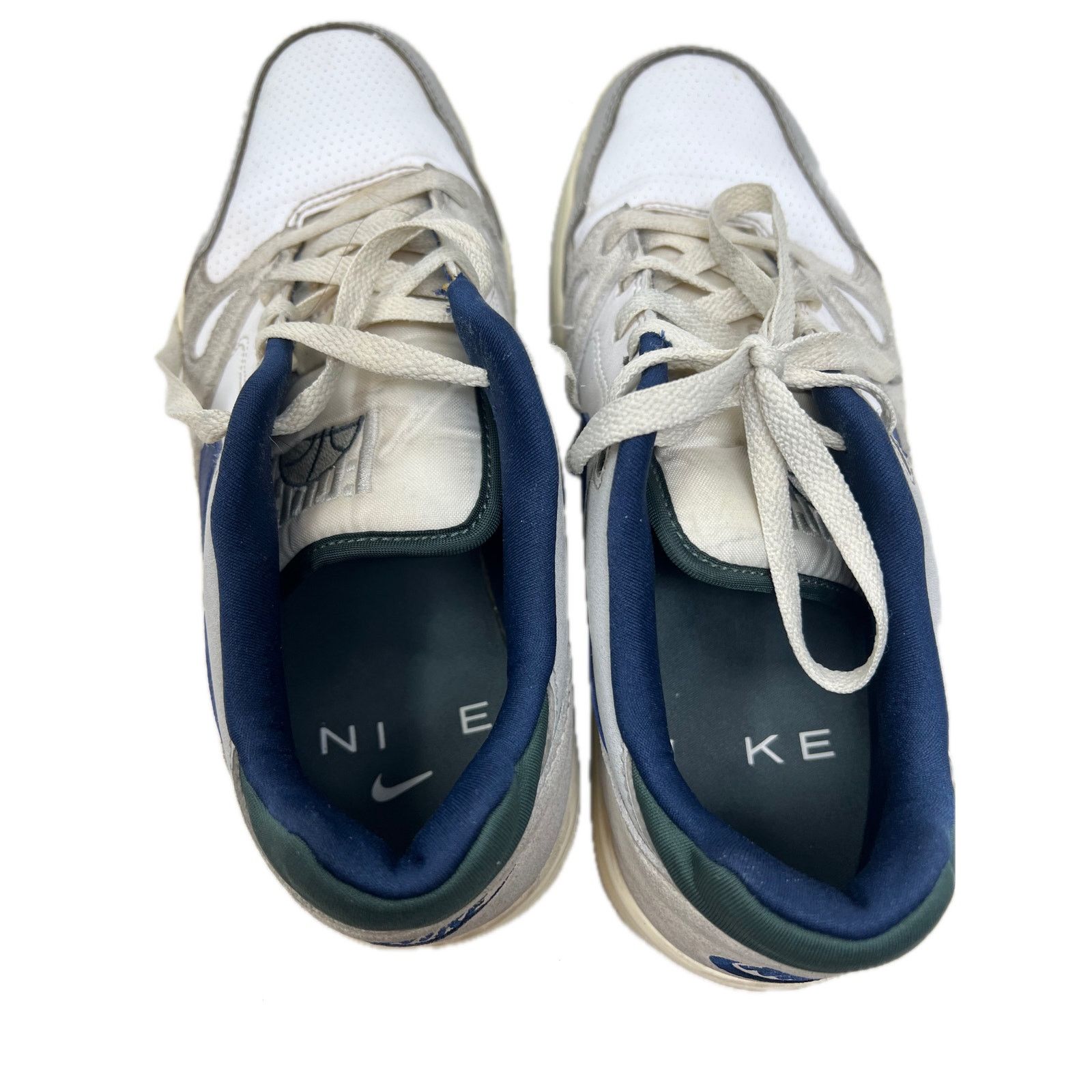 Nike Nike Full Force Low White Midnight Navy Green Mens 7.5 Size US 7.5 / EU 40-41 - 7 Thumbnail