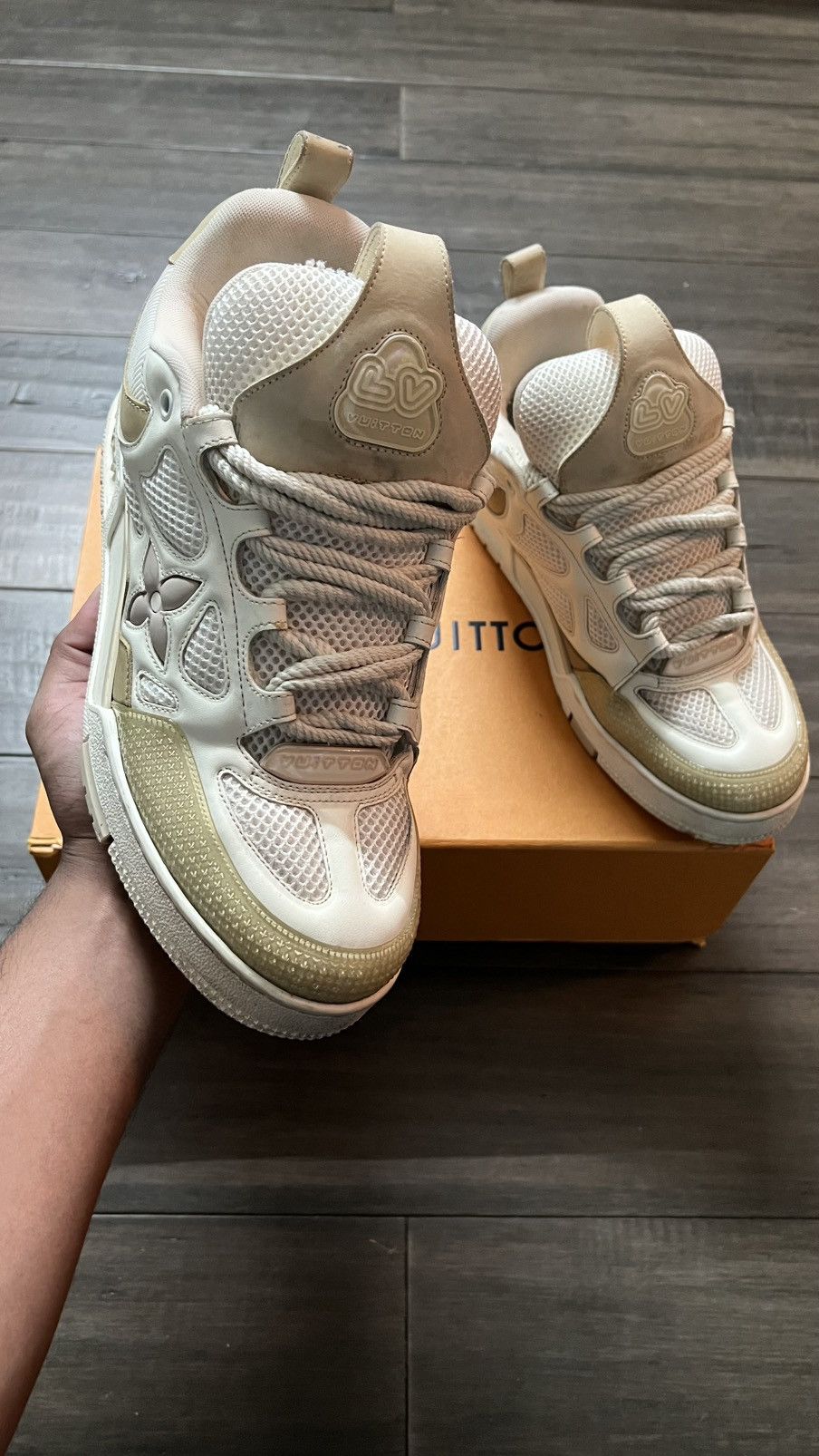 Louis Vuitton Louis Vuitton Beige Skates Size US 9 / EU 42 - 2 Thumbnail