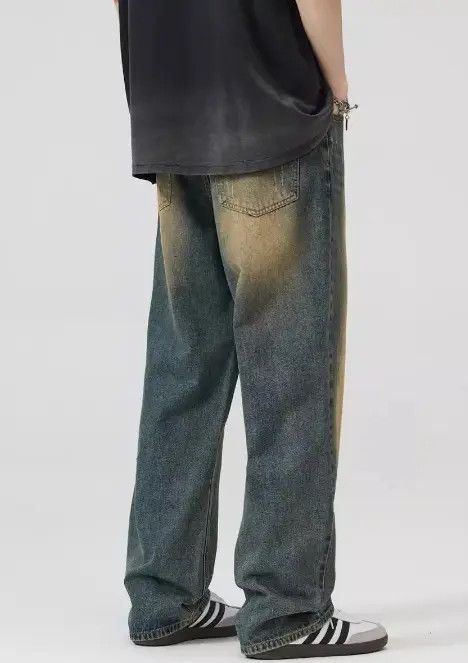 Japanese Brand Mayuko x Yuki American baggy wide-leg ripped oversize jeans Size US 32 / EU 48 - 2 Thumbnail