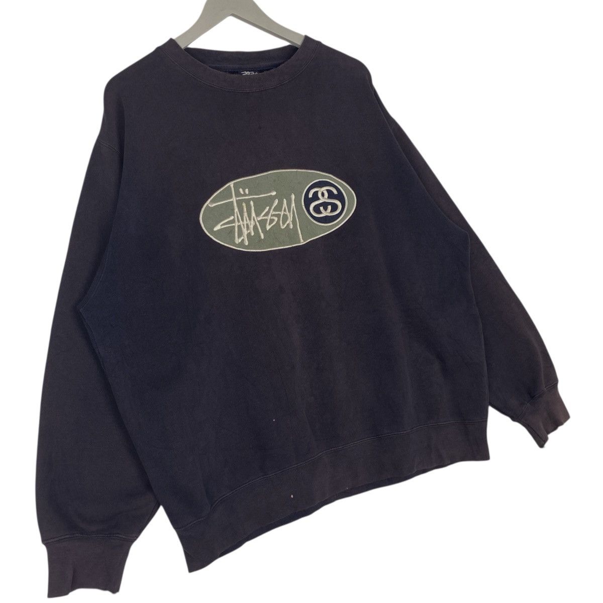 Other Vintage 90s Stussy Sweatshirt Crewneck Black Big China Size US M / EU 48-50 / 2 - 2 Thumbnail