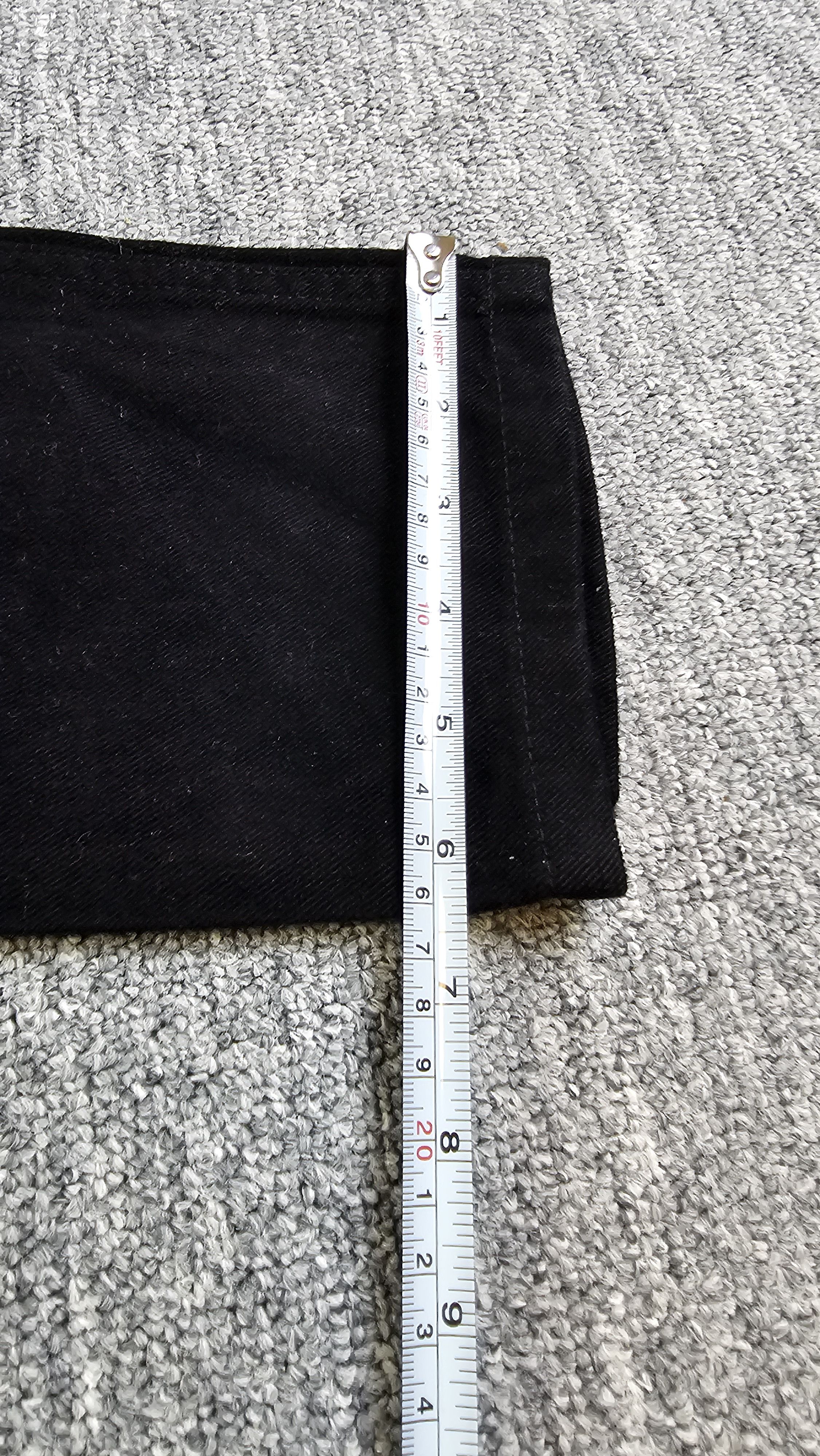 Versace Jeans Couture Versace Jeans Couture 90s Black Straight High Rise NWT W26 Size 26" / US 2 / IT 38 - 14 Thumbnail