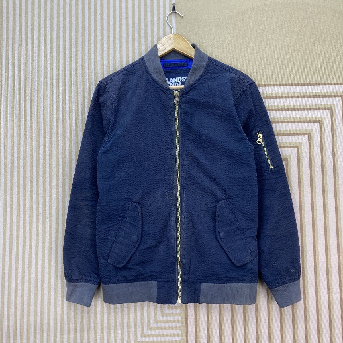 Lands' End 🫶Land End Faded Bomber Jacket Size US M / EU 48-50 / 2 - 1 Thumbnail
