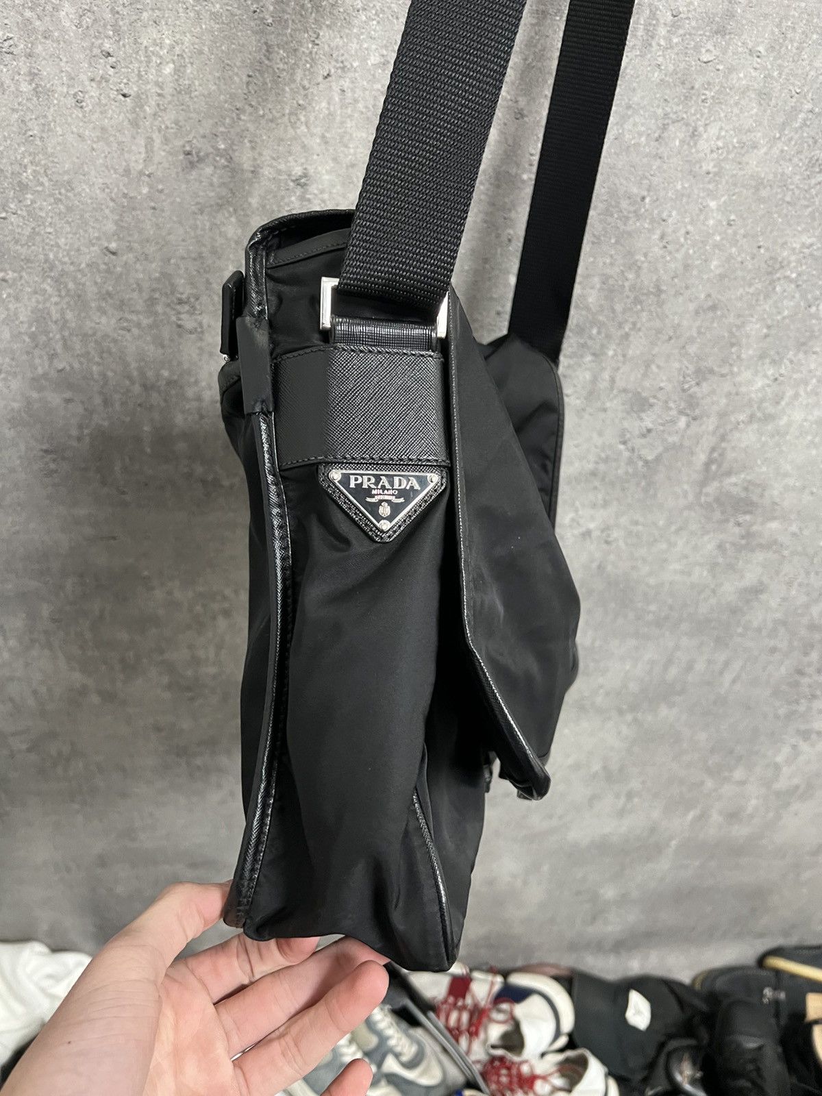 Prada Prada Nylon Messenger Bag Size ONE SIZE - 2 Thumbnail