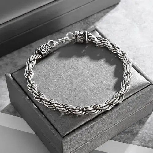 Other Y2k Metal Braided Chain Bracelet Size ONE SIZE - 5 Thumbnail