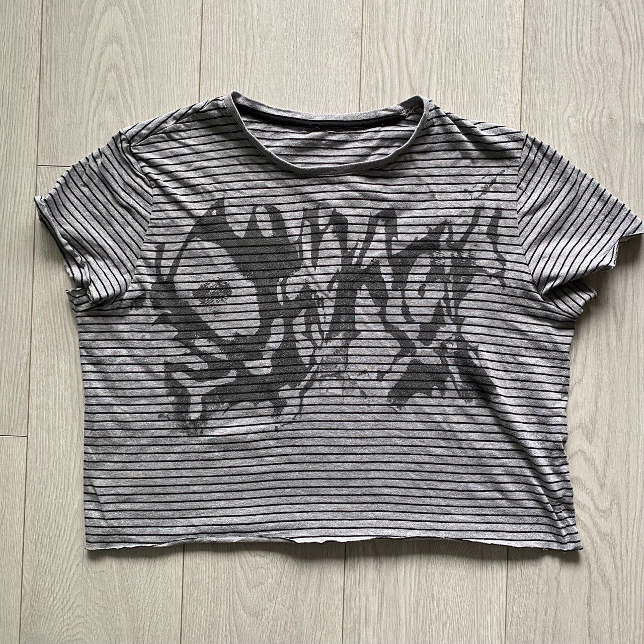 Band Tees VINTAGE PUNK AVANTGARDE STRIPED GRUNGE TEE SKULL Size US M / EU 48-50 / 2 - 1 Preview
