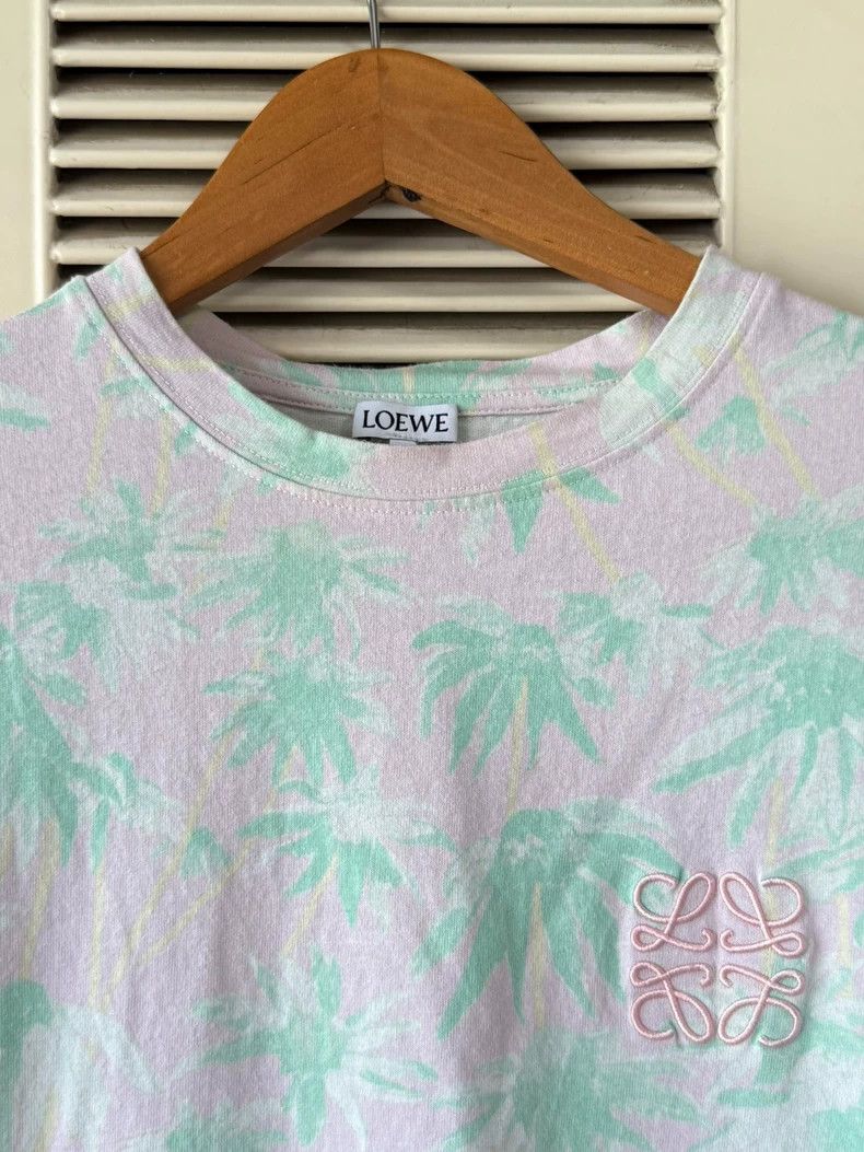 Loewe LOEWE Pink coconut tree printed short sleeve T-shirt Size M / US 6-8 / IT 42-44 - 3 Thumbnail