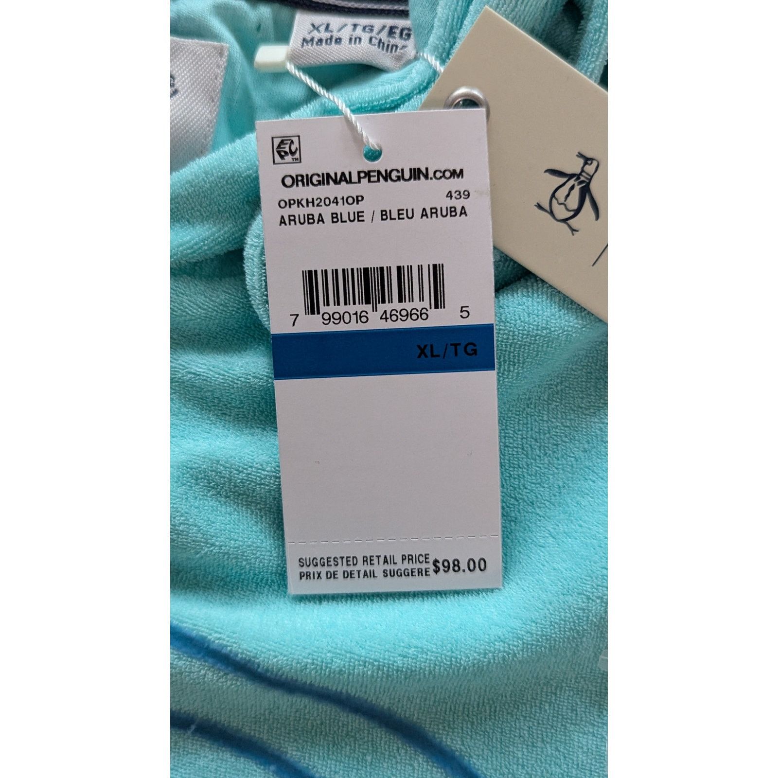 Original Penguin NWT Original Penguin Stamp Logo Terry Hoodie sz XL Size US XL / EU 56 / 4 - 3 Thumbnail