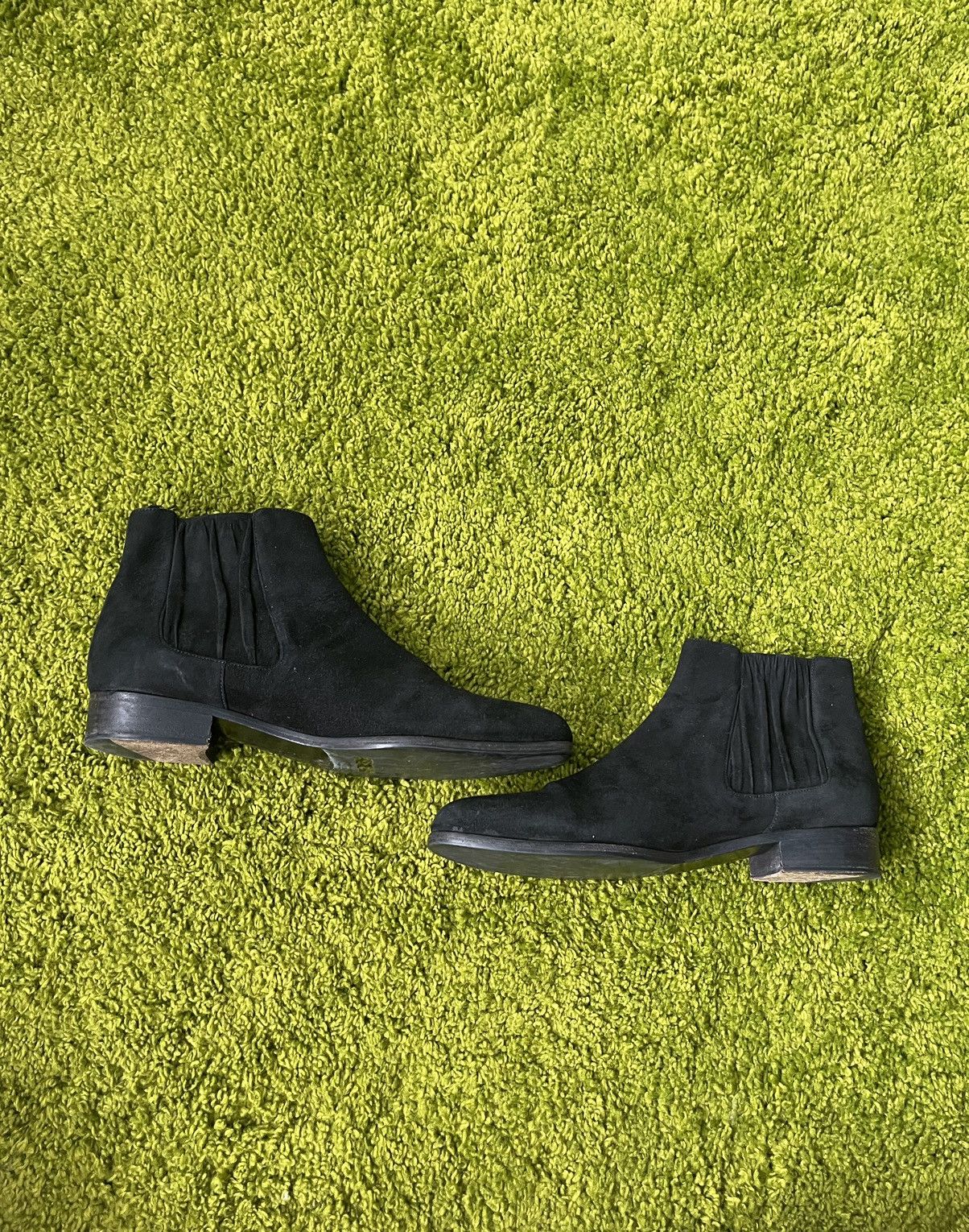 Designer × Prada Prada real suede leather chelsea boots Size US 8.5 / IT 38.5 - 3 Thumbnail