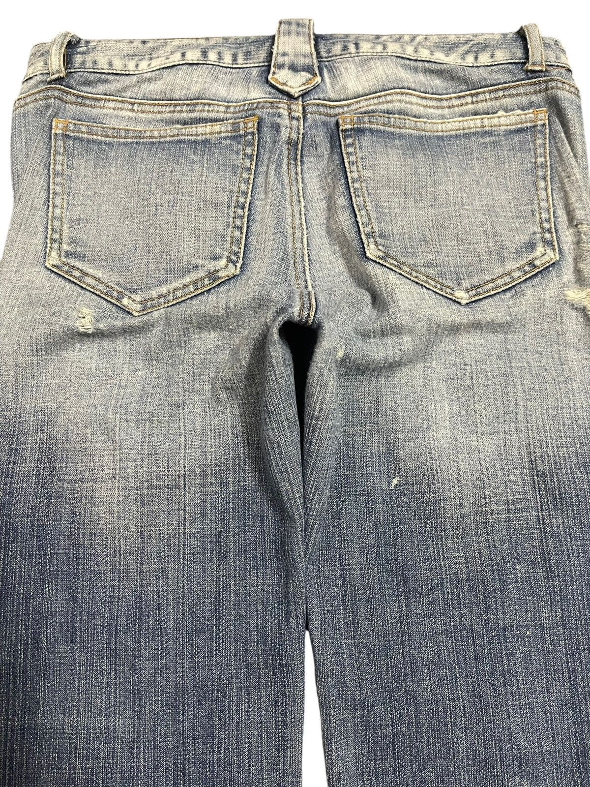 Burberry Vintage Burberry Blue Label Side Button Style Bootcut Jeans Size 30" / US 8 / IT 44 - 4 Thumbnail