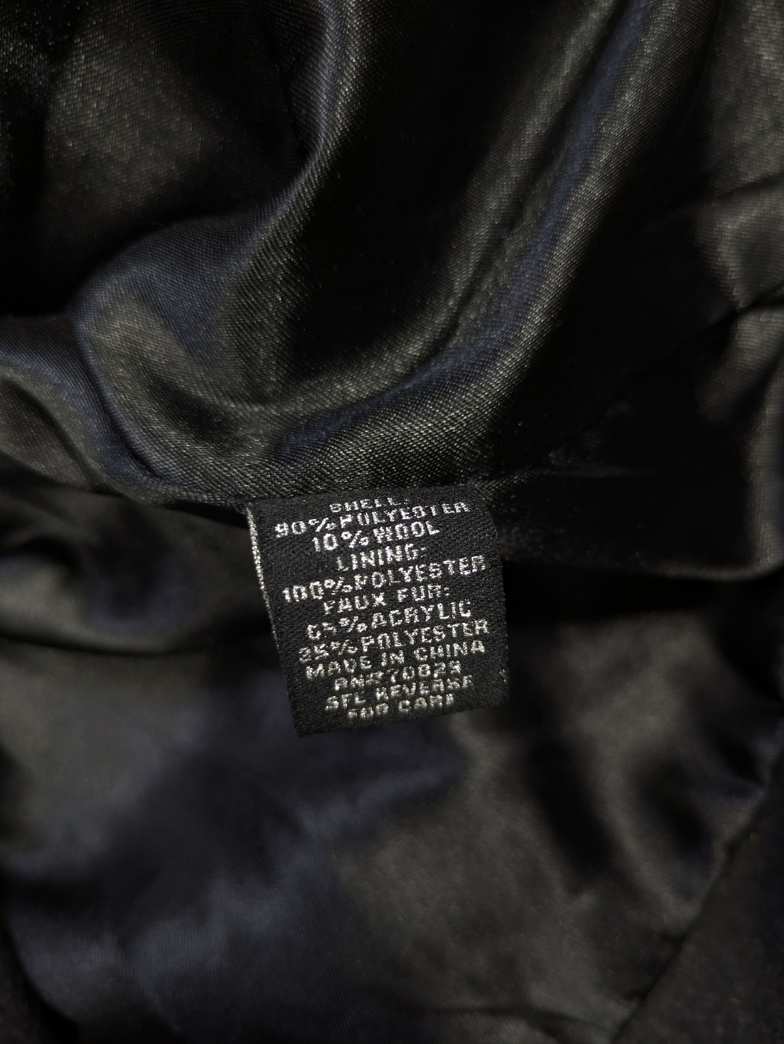 Japanese Brand Crazy archival y2k faux fur hood wool blend rue21 trenchcoat Size L / US 10 / IT 46 - 4 Thumbnail