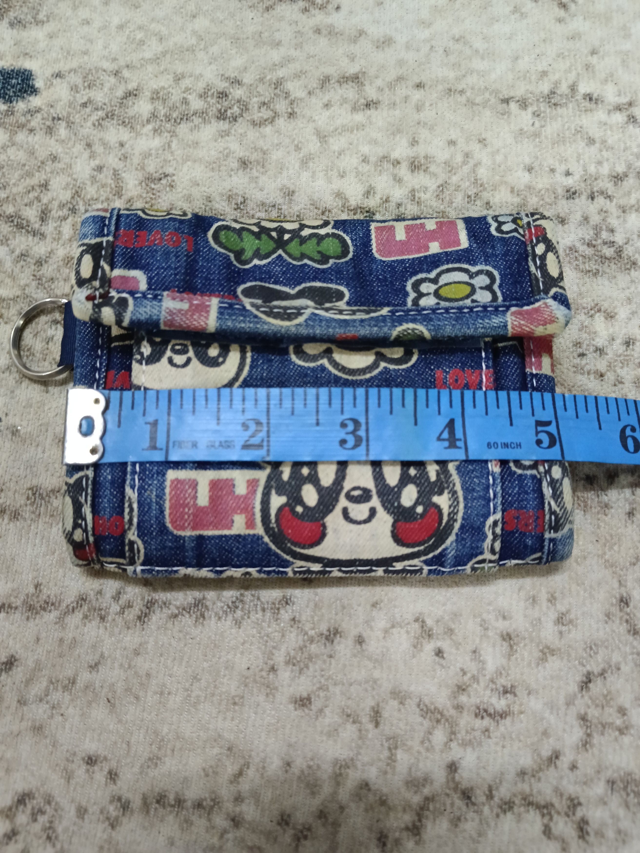 Super Lovers LOVER HOUSE DENIM FULLPRINT WALLET Size ONE SIZE - 3 Thumbnail