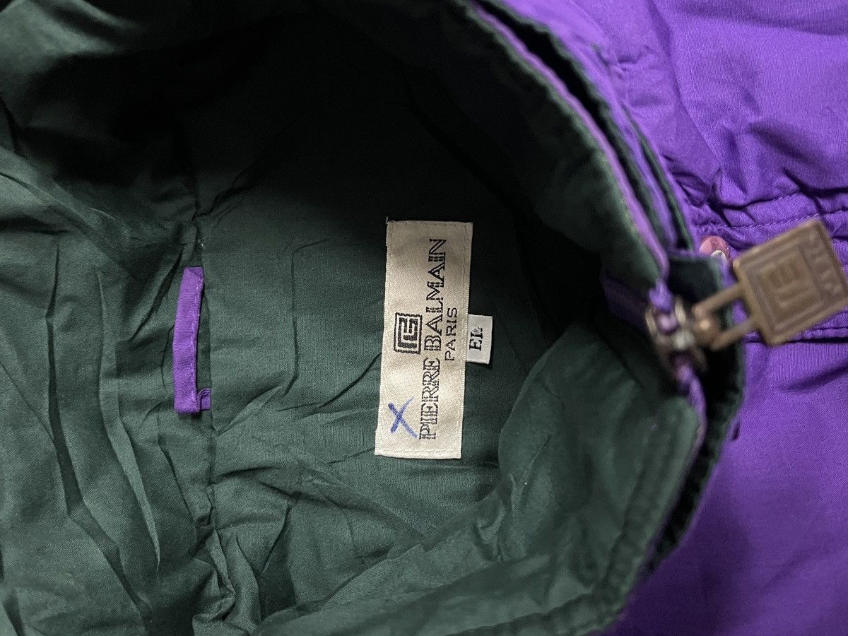 Balmain Pierre Balmain Vintage Nylon Parachute Bomber Jacket Size US XL / EU 56 / 4 - 8 Thumbnail