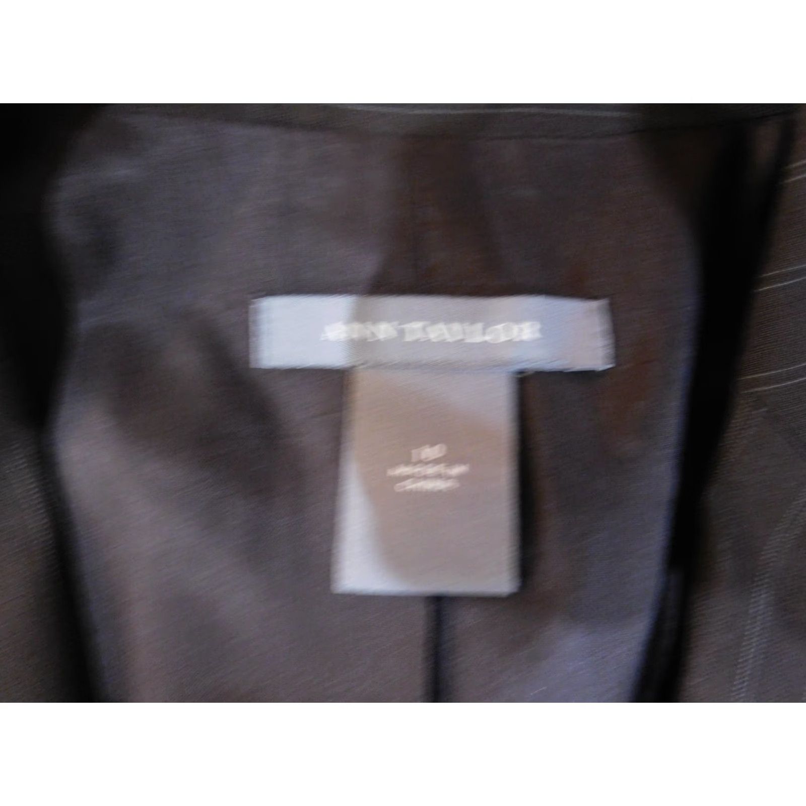 Ann Taylor Ann Taylor Blazer Jacket 10 Women Brown Wool Stripe Striped Knit Stretch Button Size L / US 10 / IT 46 - 5 Thumbnail