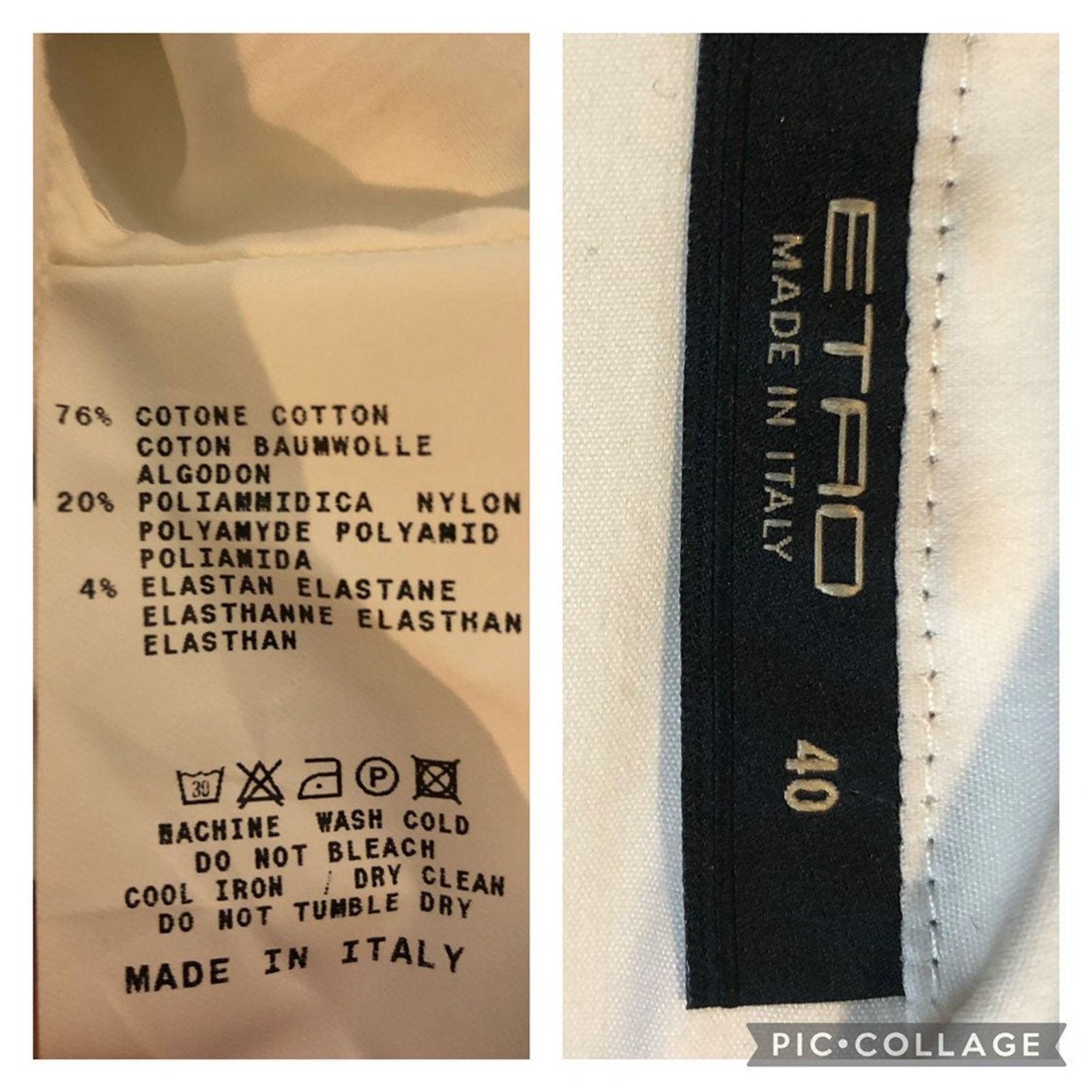 Etro ETRO white tuxedo blouse ruffled neck Victorian style small Size S / US 4 / IT 40 - 11 Thumbnail