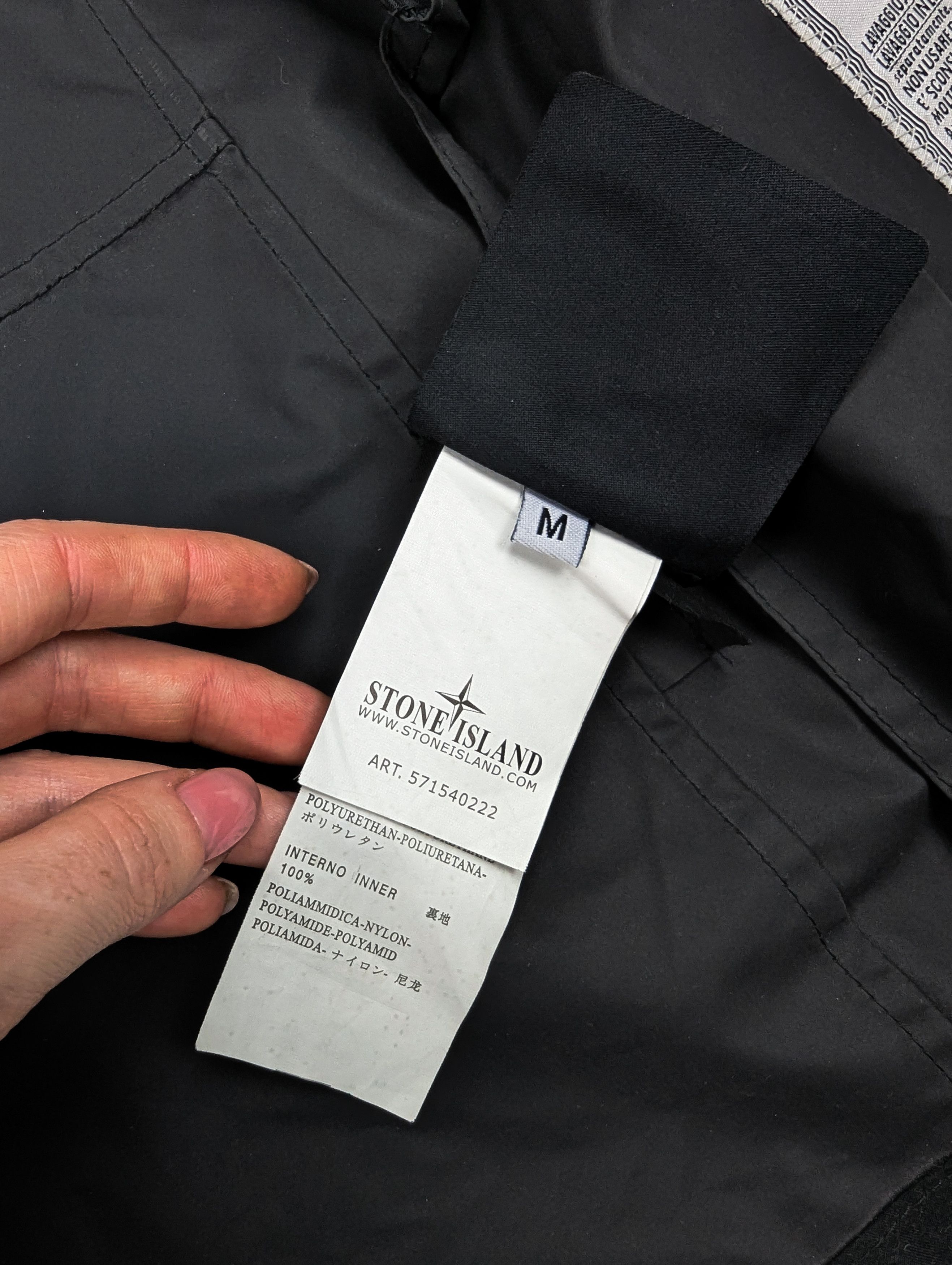 Stone Island Stone Island black jacket m Size US M / EU 48-50 / 2 - 7 Thumbnail