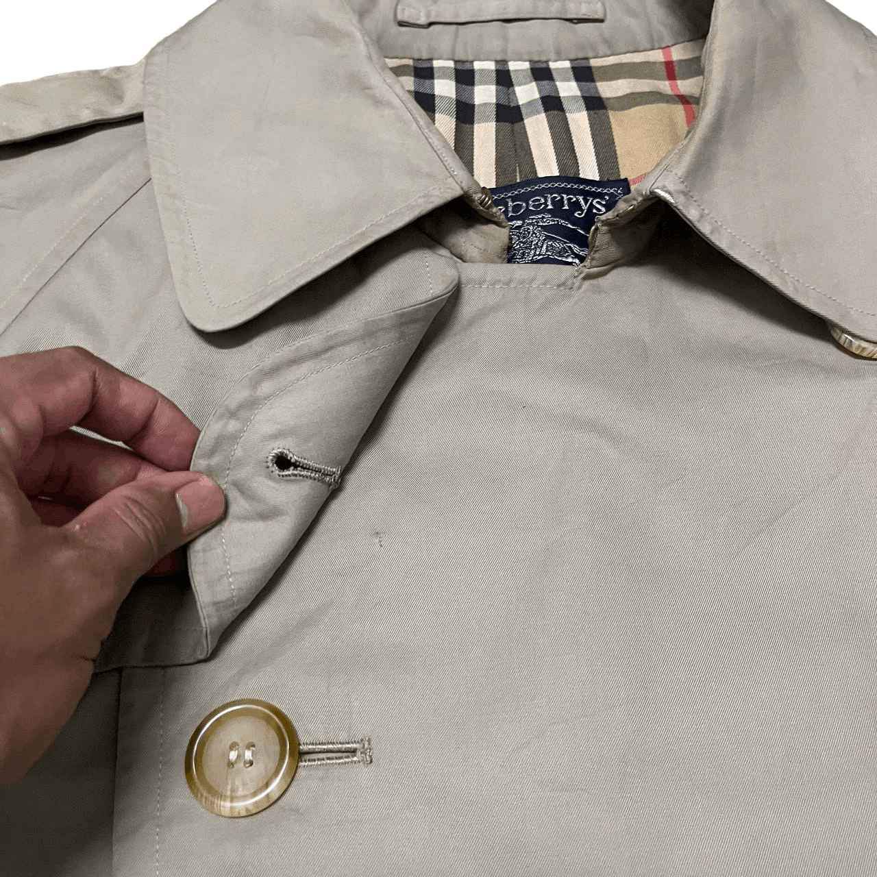 Burberry Vintage Burberry Nova Check Trench Coat Made in England Size US M / EU 48-50 / 2 - 7 Thumbnail