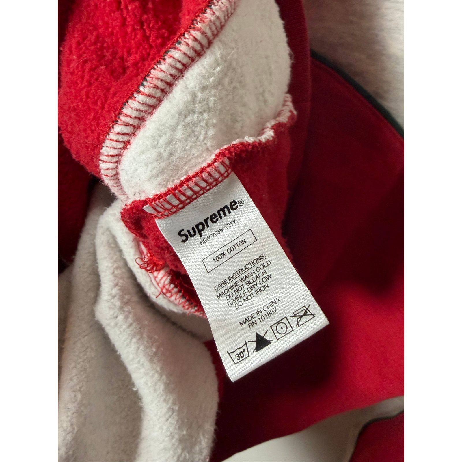 Supreme Supreme Big S Embroidered Hooded Sweatshirt Size US M / EU 48-50 / 2 - 4 Thumbnail