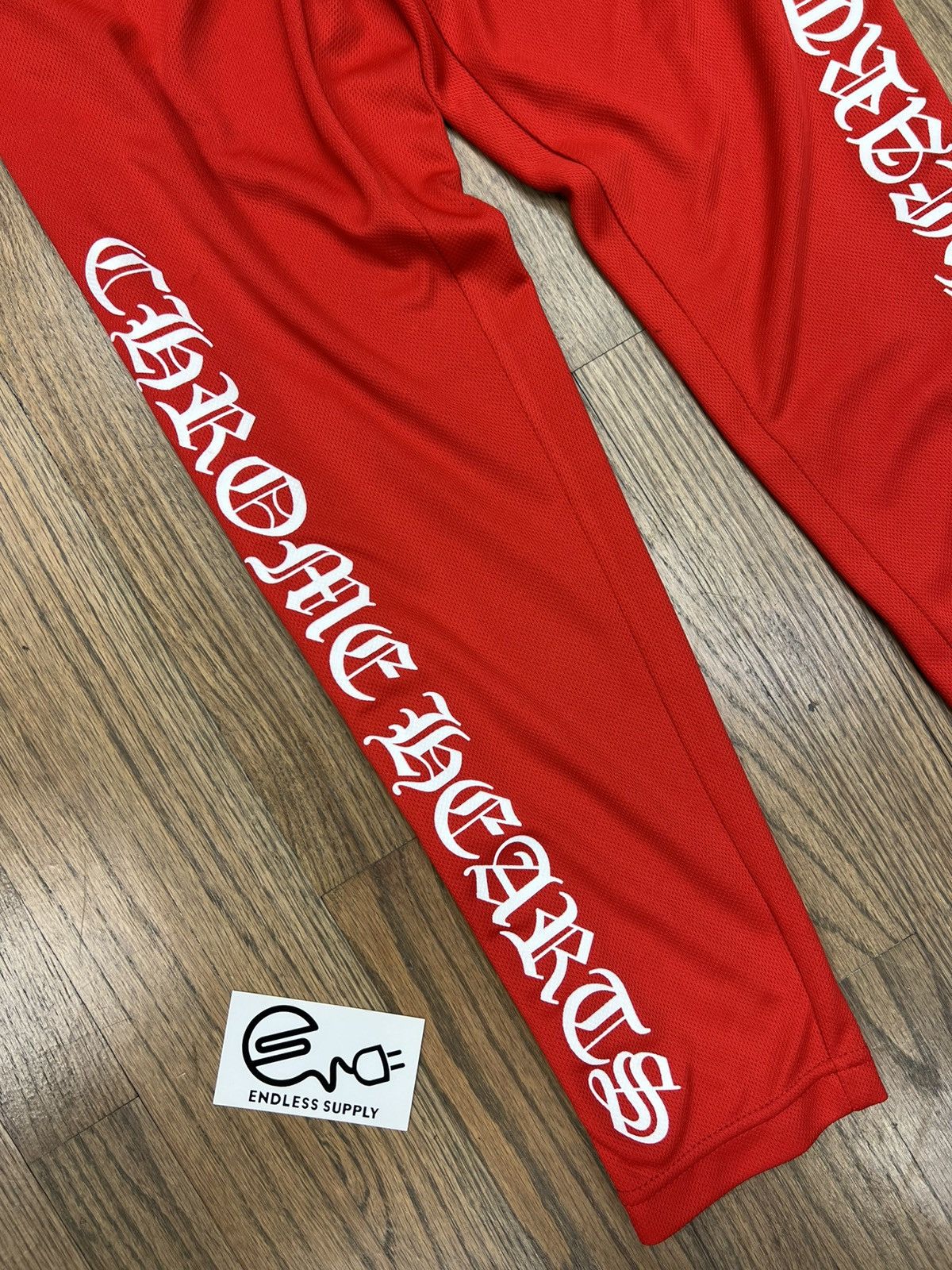 Chrome Hearts Chrome Hearts Snap Tear Away Track Pants Red Size US 28 / EU 44 - 2 Thumbnail