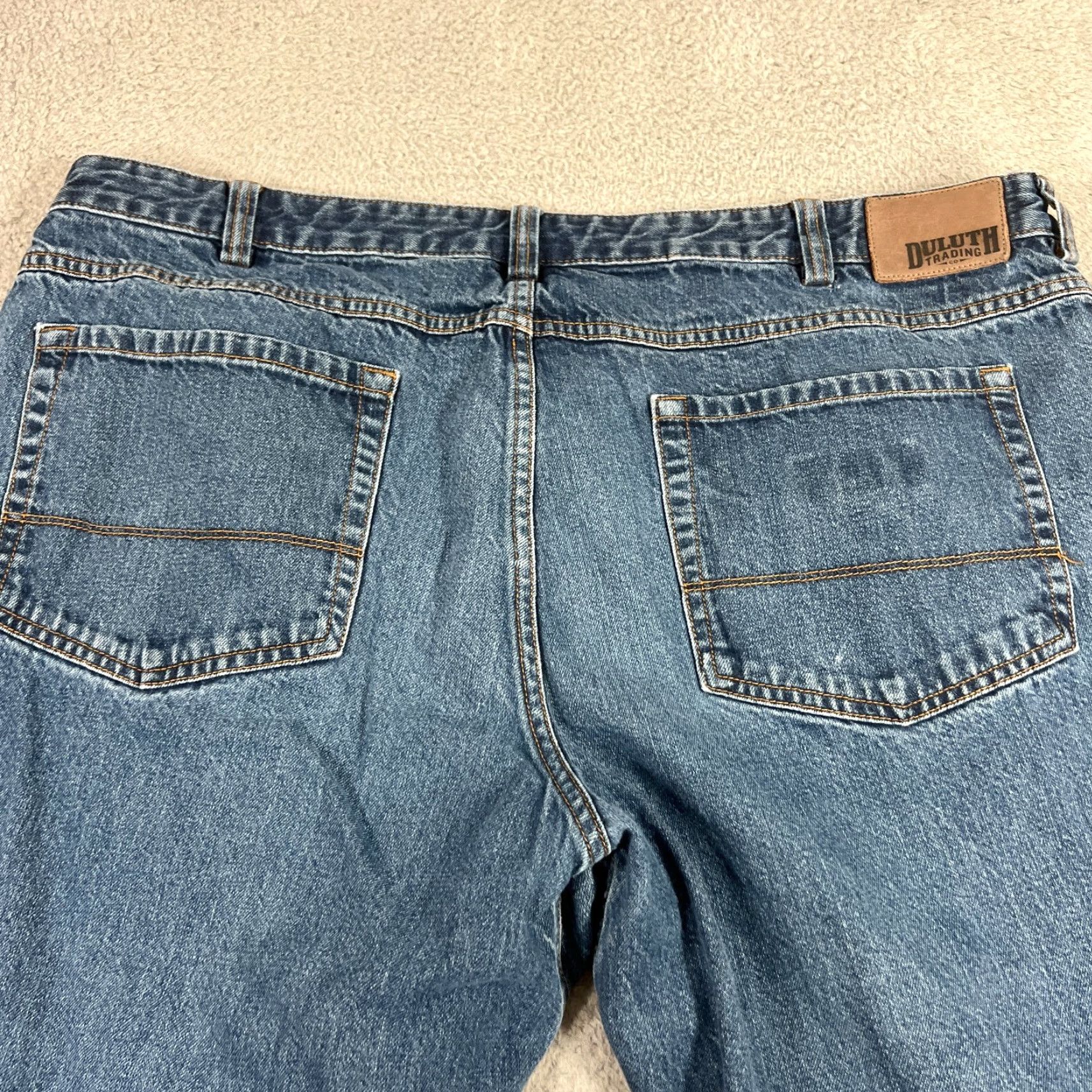 Duluth Trading Company VINTAGE Duluth Trading Company Ballroom Weekender Trim Fit Jeans Men Size 42x30 Blue Denim 90s Size US 40 / EU 56 - 7 Thumbnail