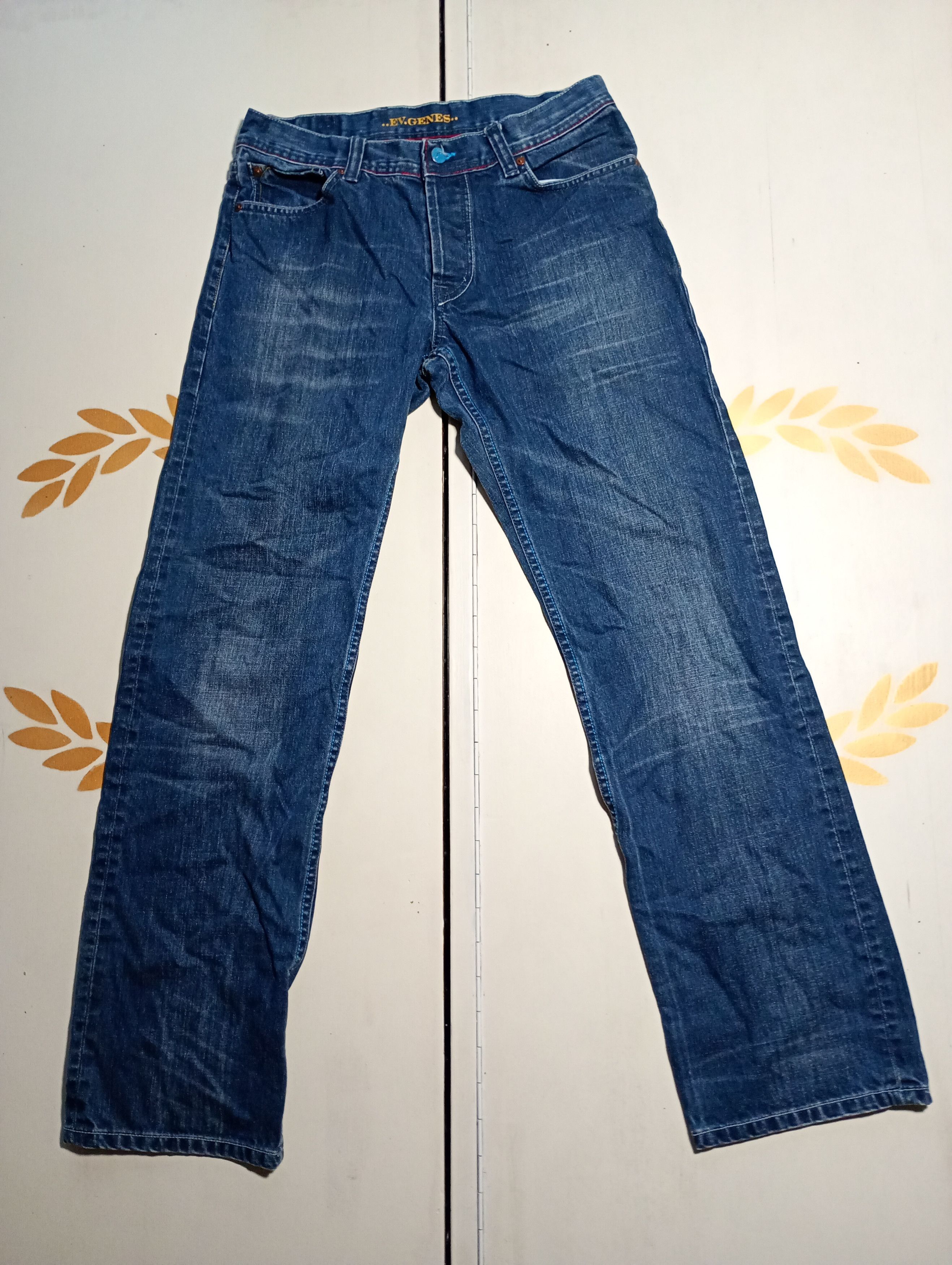 Evisu Evisu Ev.Genes Blue Selvege Jeans Vintage Size US 30 / EU 46 - 2 Thumbnail