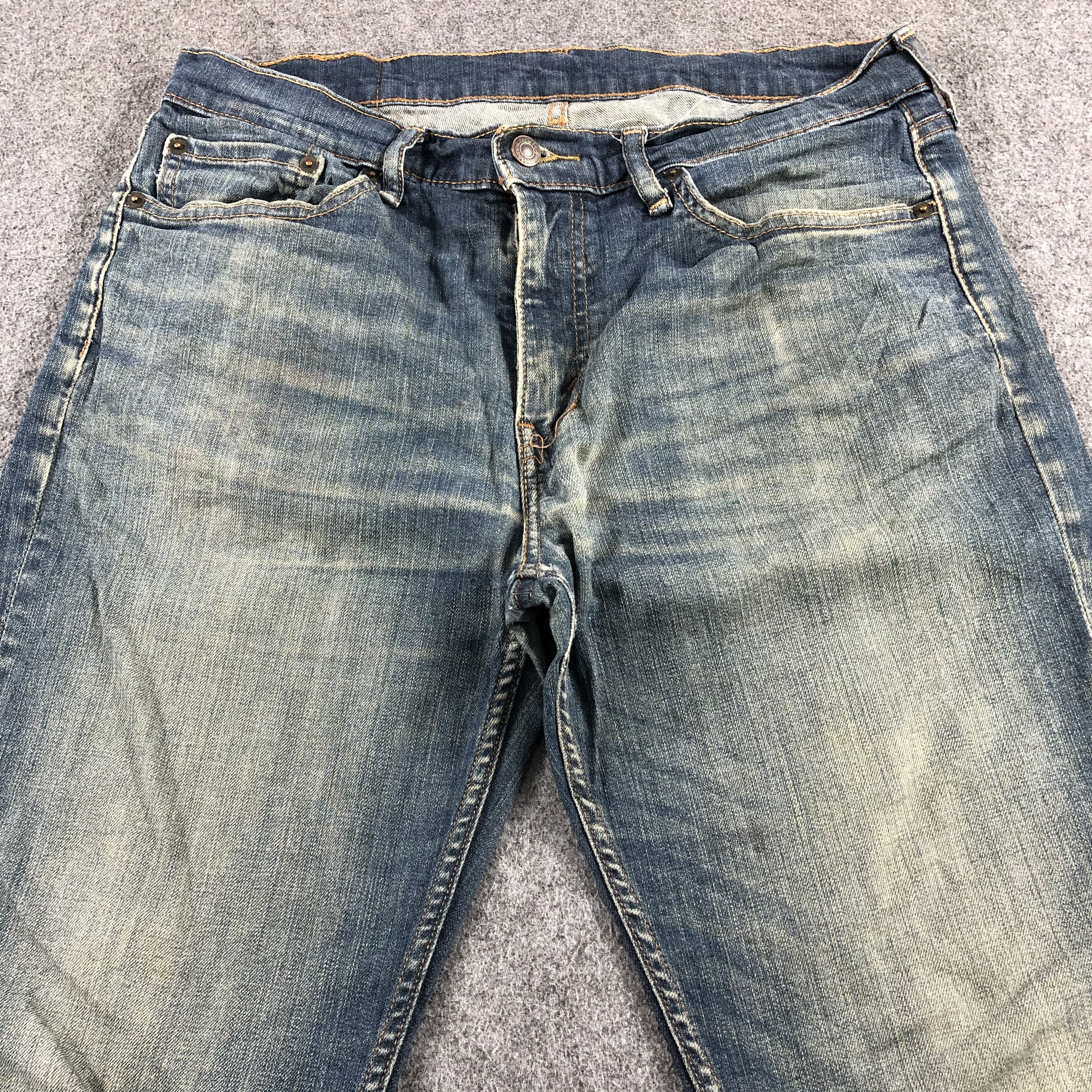 Levi's Vintage Blue Wash Levis 514 Jeans-J2113 Size US 33 - 3 Thumbnail