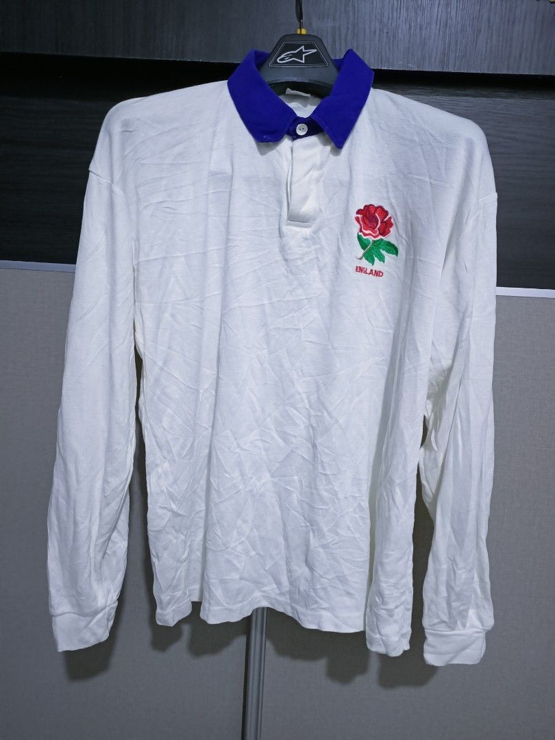 Vintage Vintage england rugby jersey Size US L / EU 52-54 / 3 - 1 Thumbnail