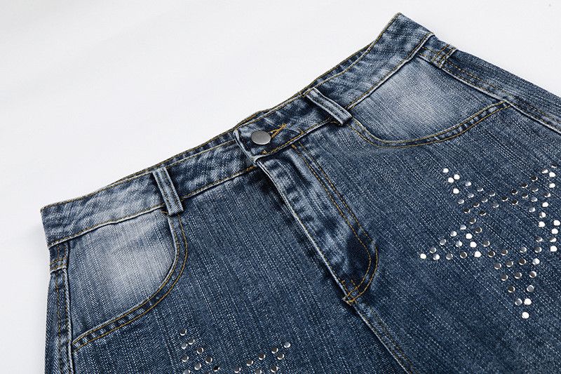 Vintage American-Style Loose-Fit Wide-Leg Vintage Jeans Size US 32 / EU 48 - 3 Thumbnail